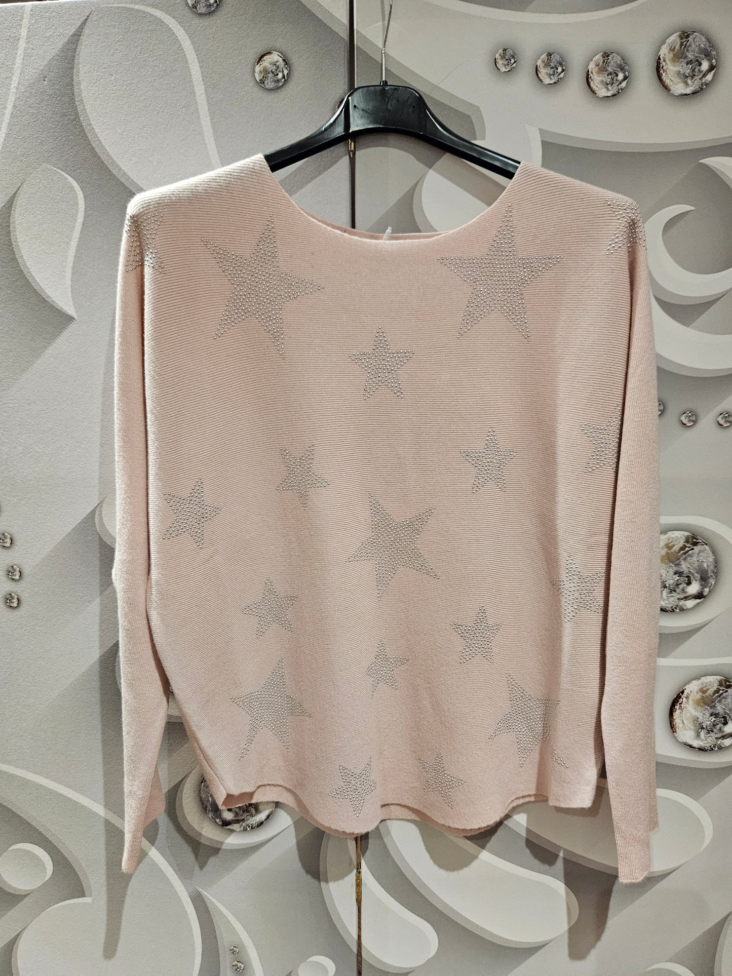 Jumper with Studded Star Detail