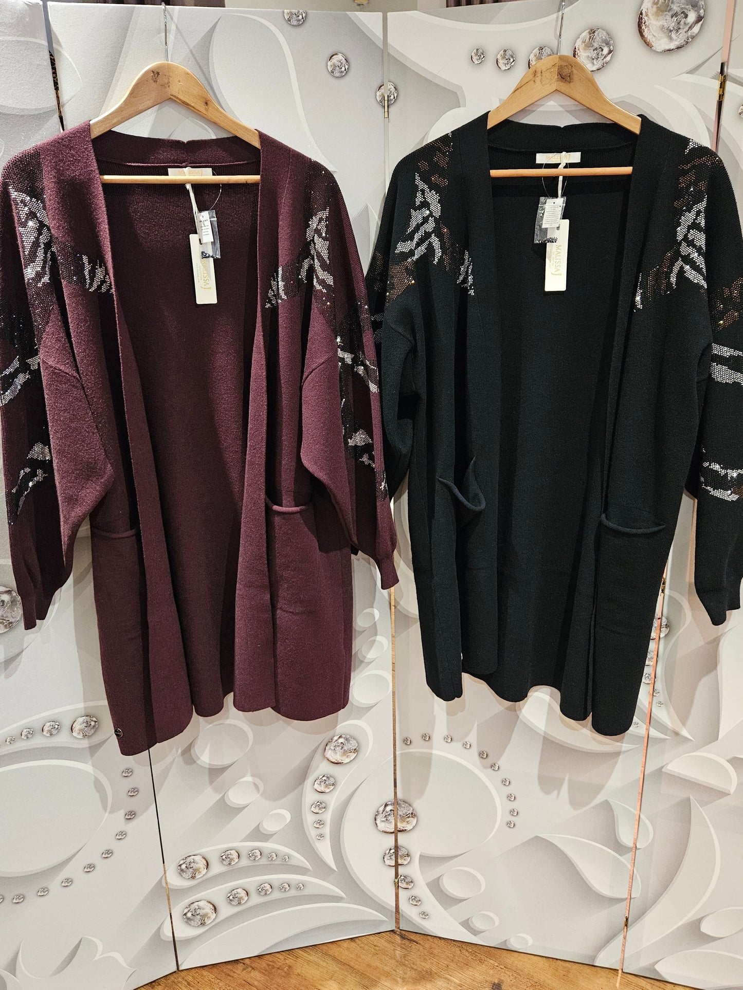 Wide Leg Trousers with Embellished Side Stripe