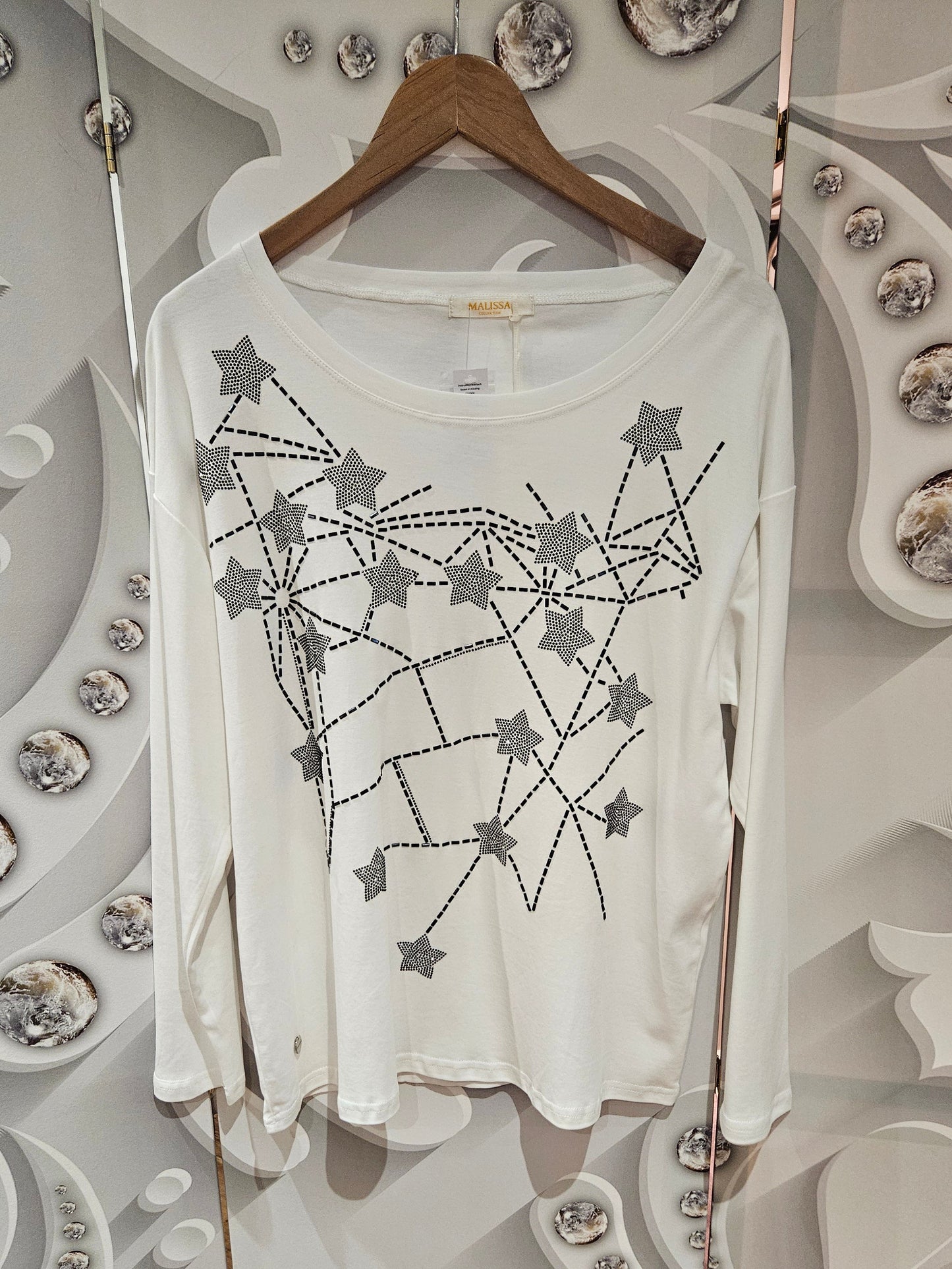 Star Alignment Embellished Top