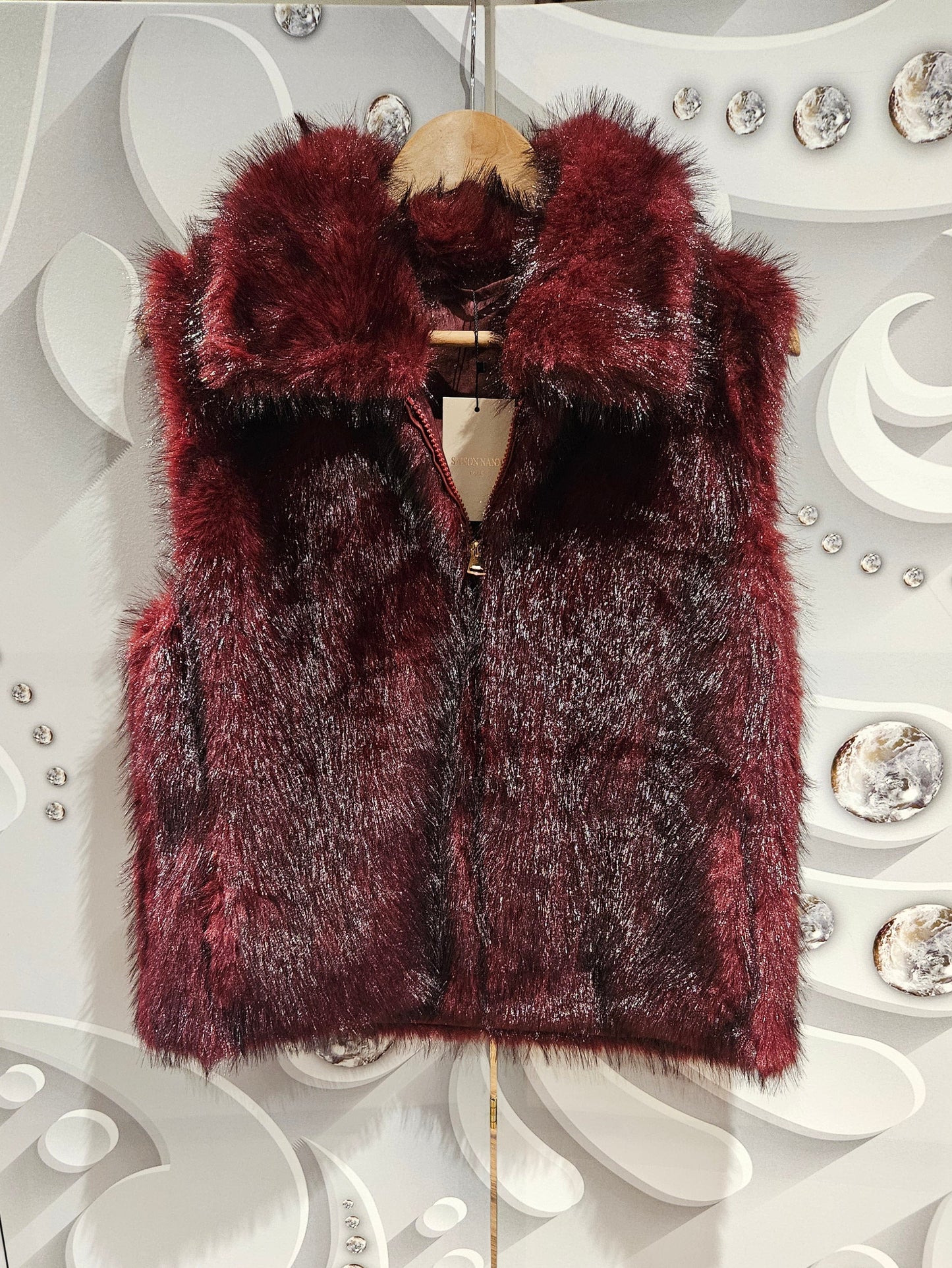 Faux-Fur Two Tone Gilet