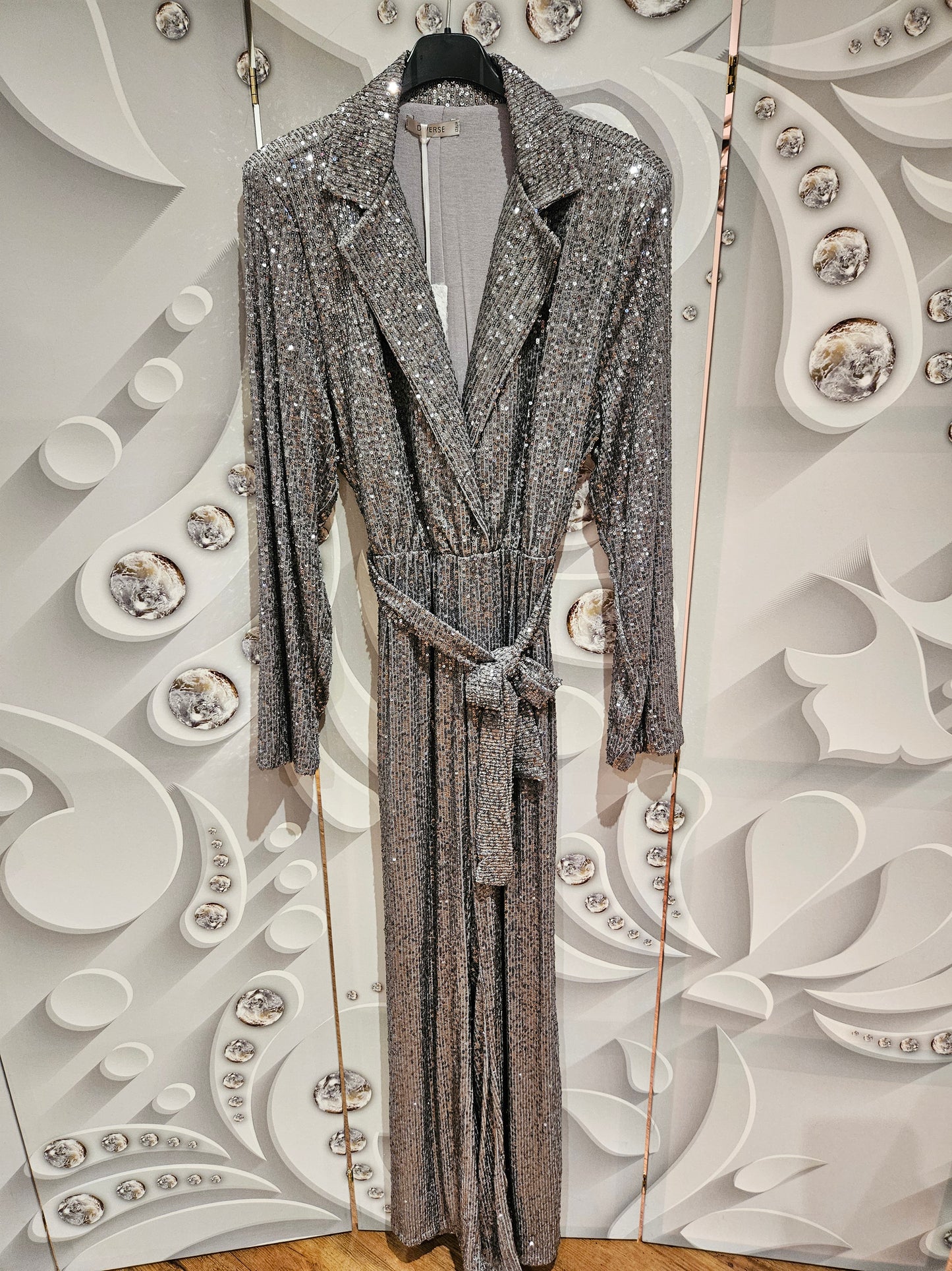 All-over Sequin Jumpsuit