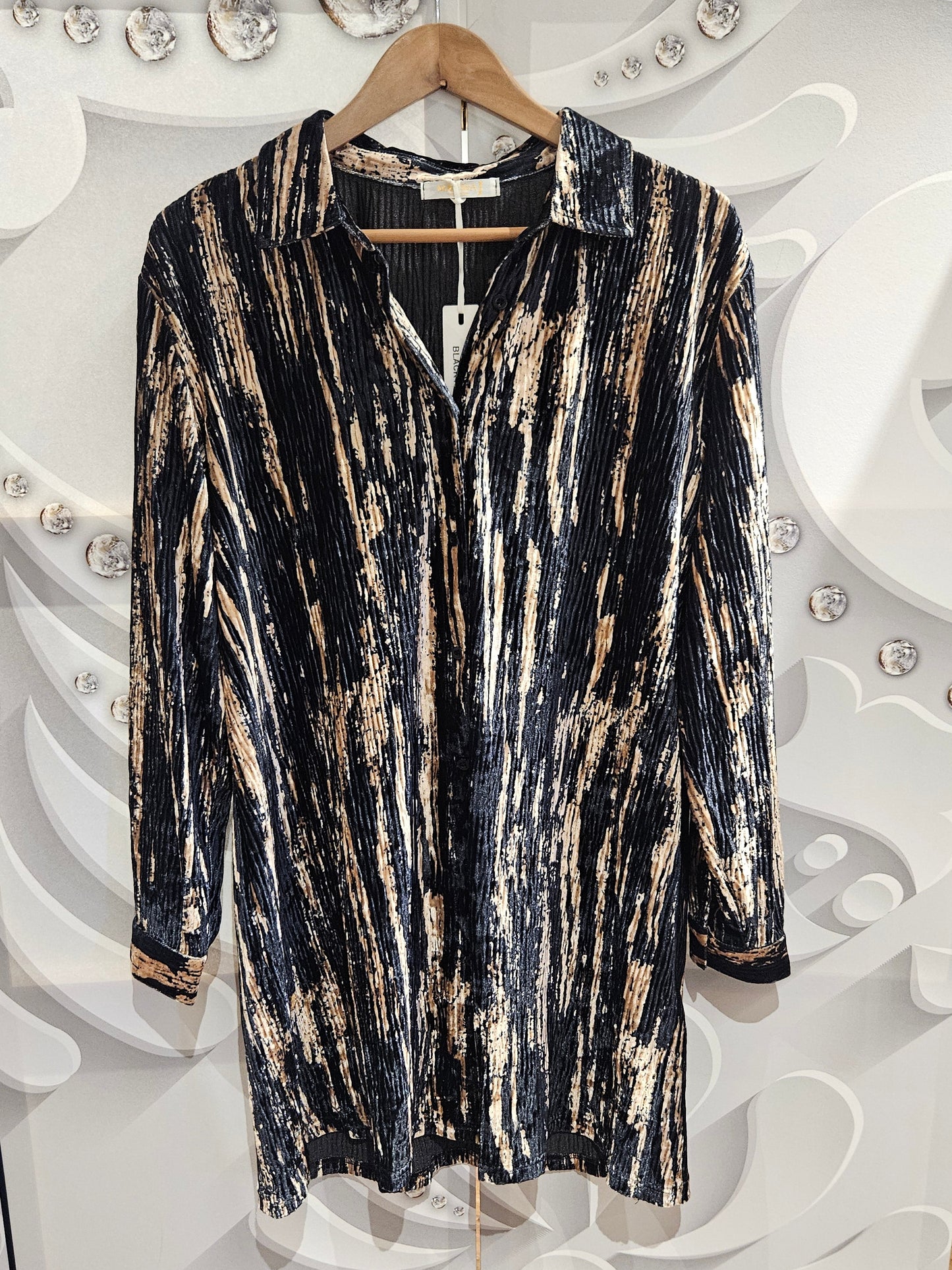 Crinkled Texture Blouse