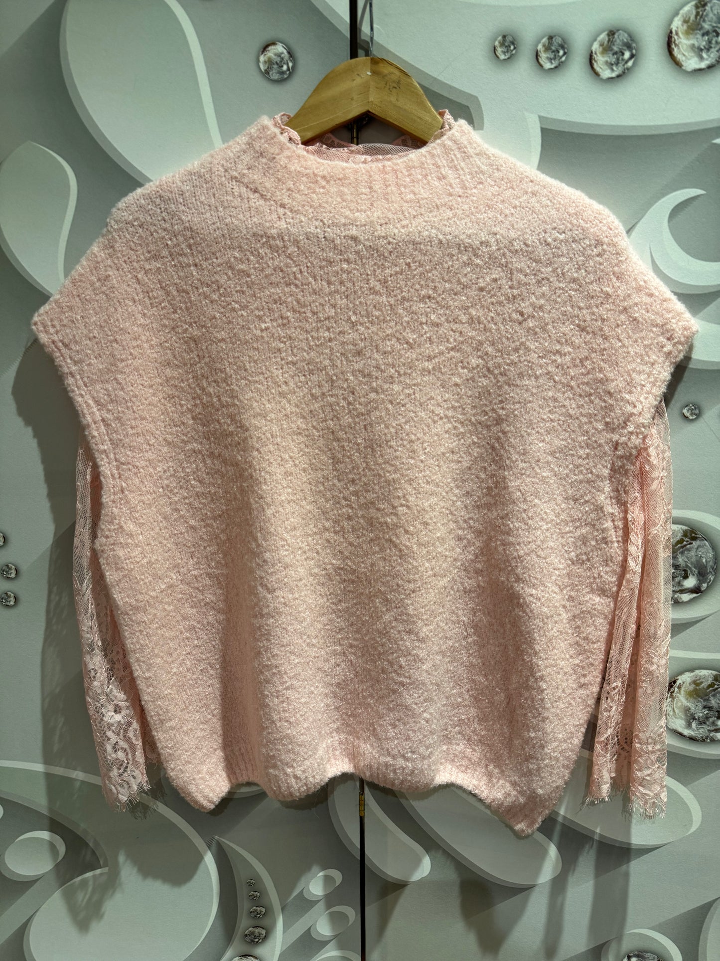 Lace Sleeved Jumper