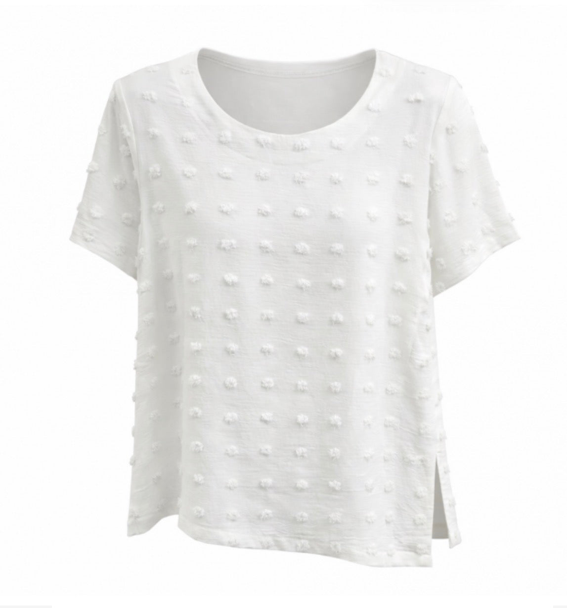 Malissa J Bobble T Shirt - White