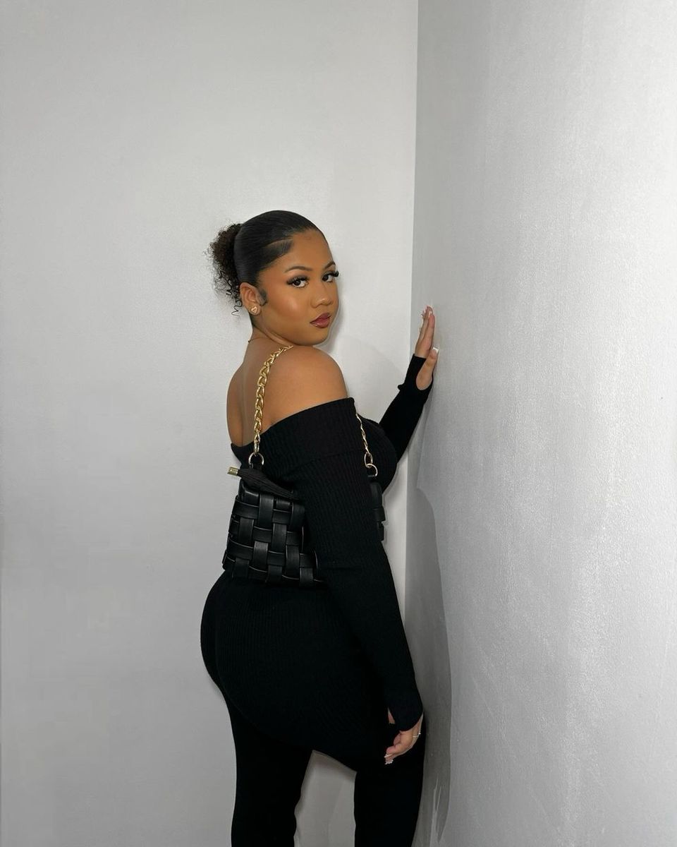 Knitted Long Sleeves Cropped Off Shoulder Top And Trousers Co-ord Set