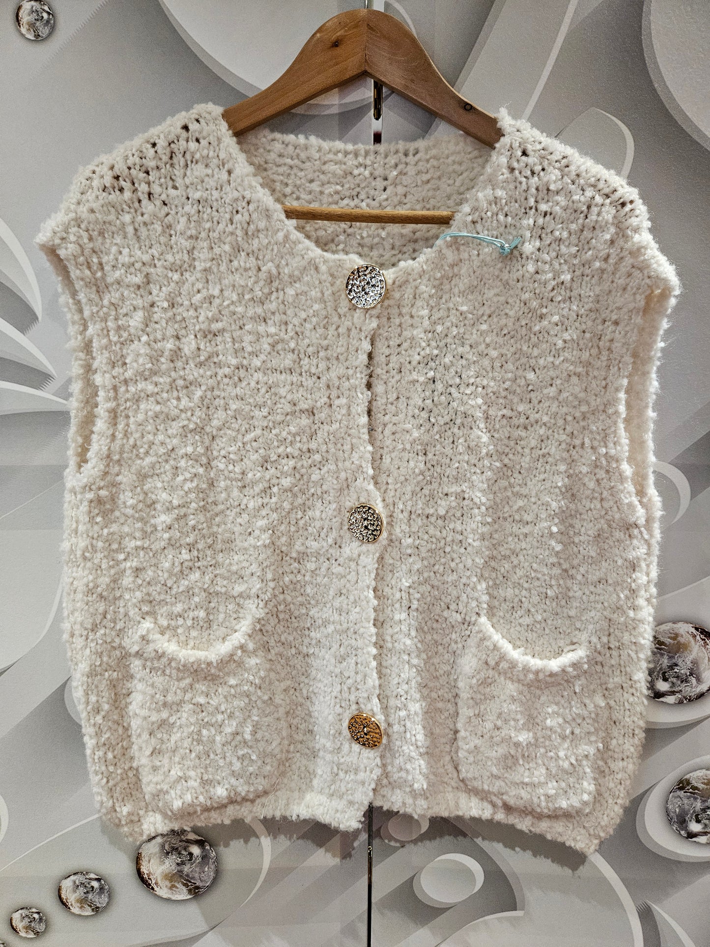 Boucle-Style Gilet Vest