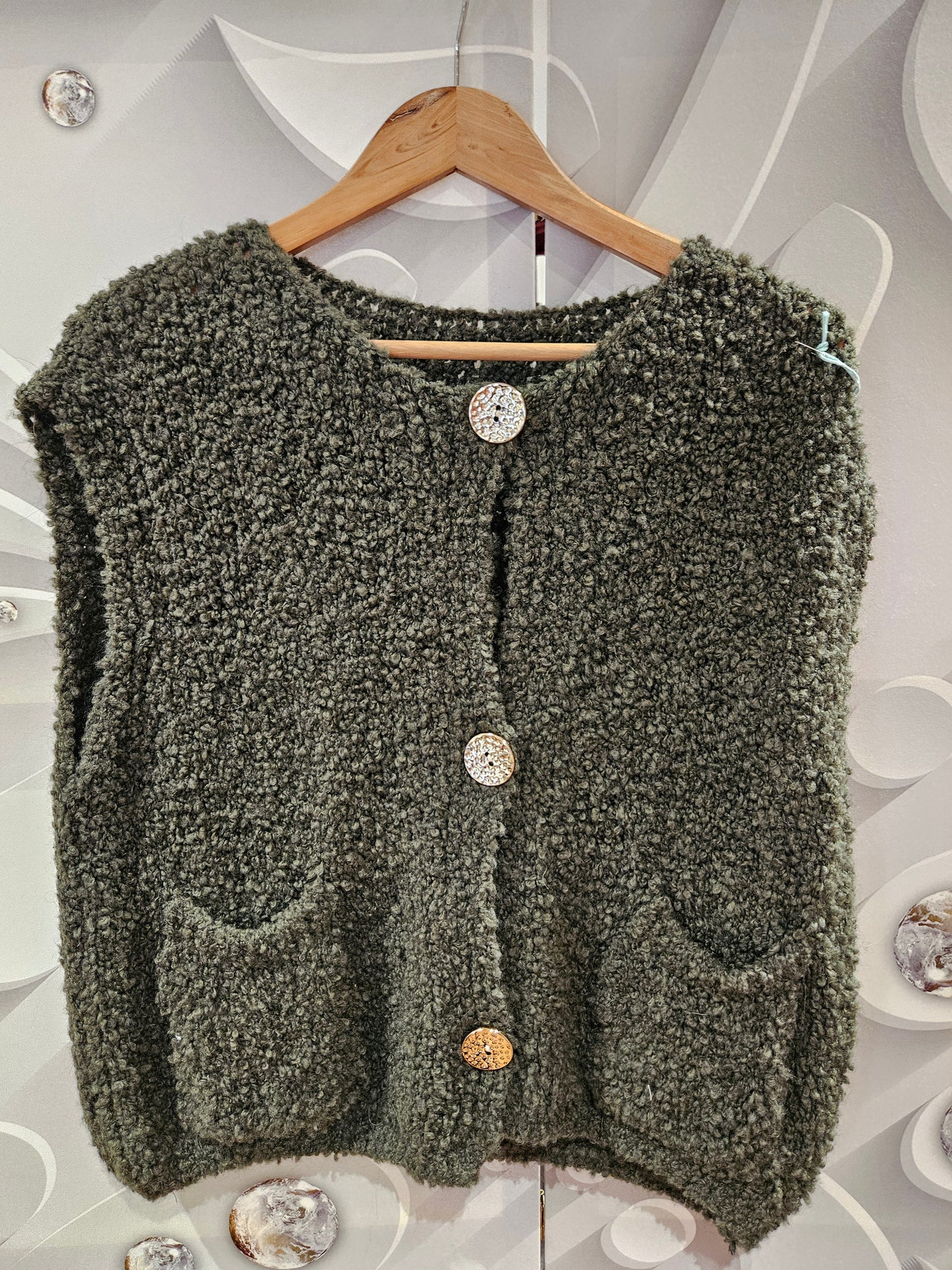 Boucle-Style Gilet Vest
