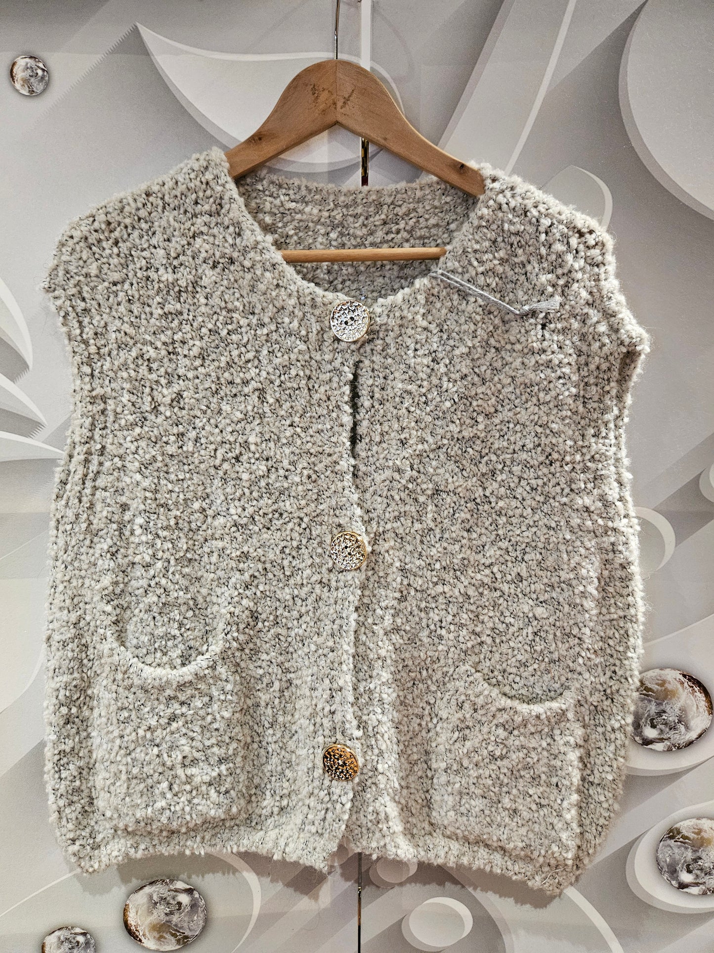 Boucle-Style Gilet Vest