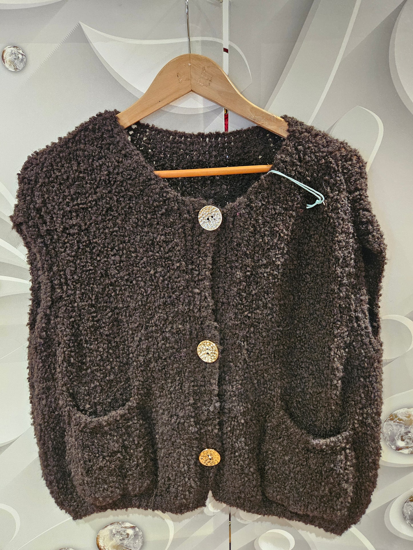 Boucle-Style Gilet Vest