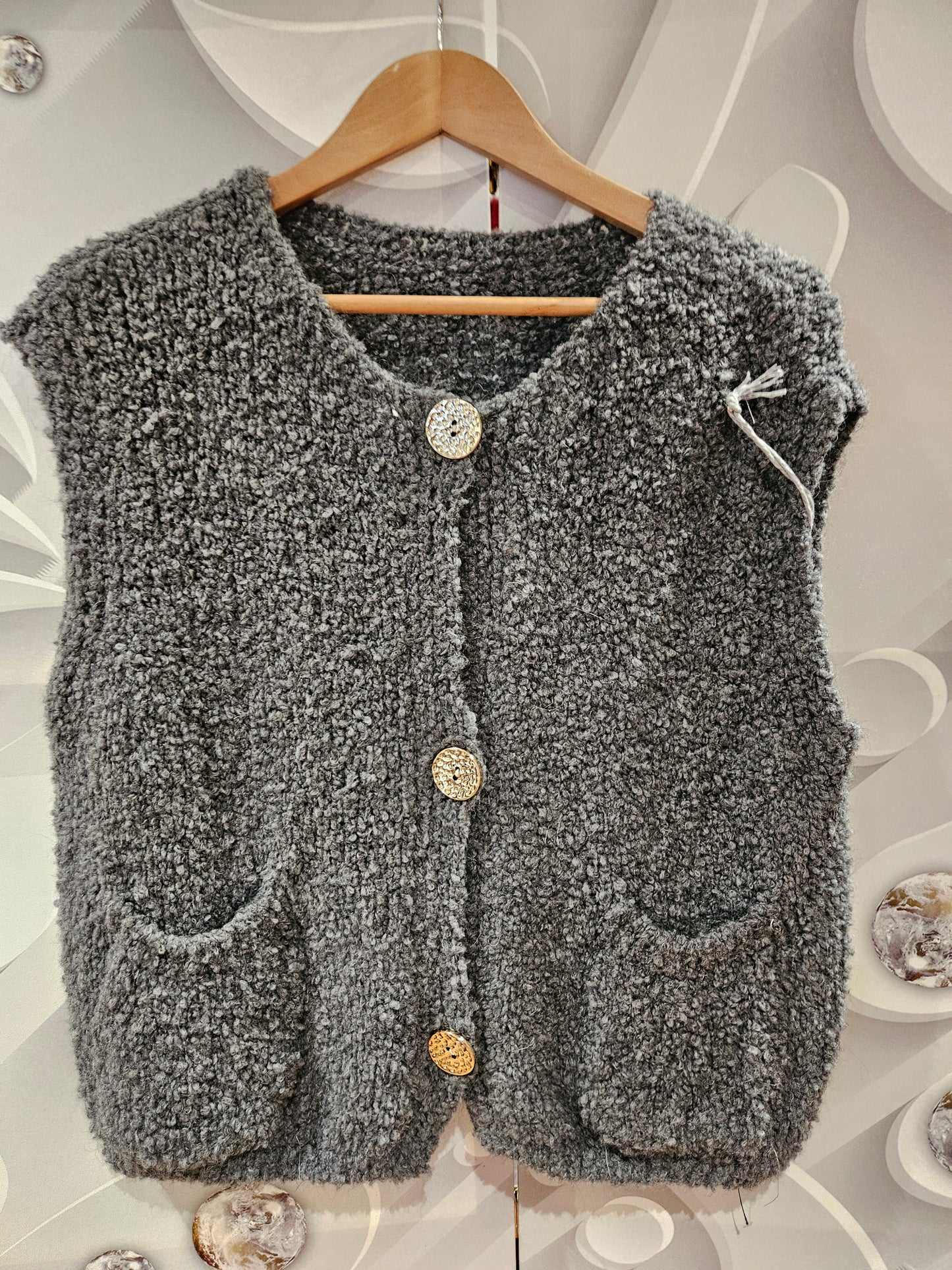 Boucle-Style Gilet Vest