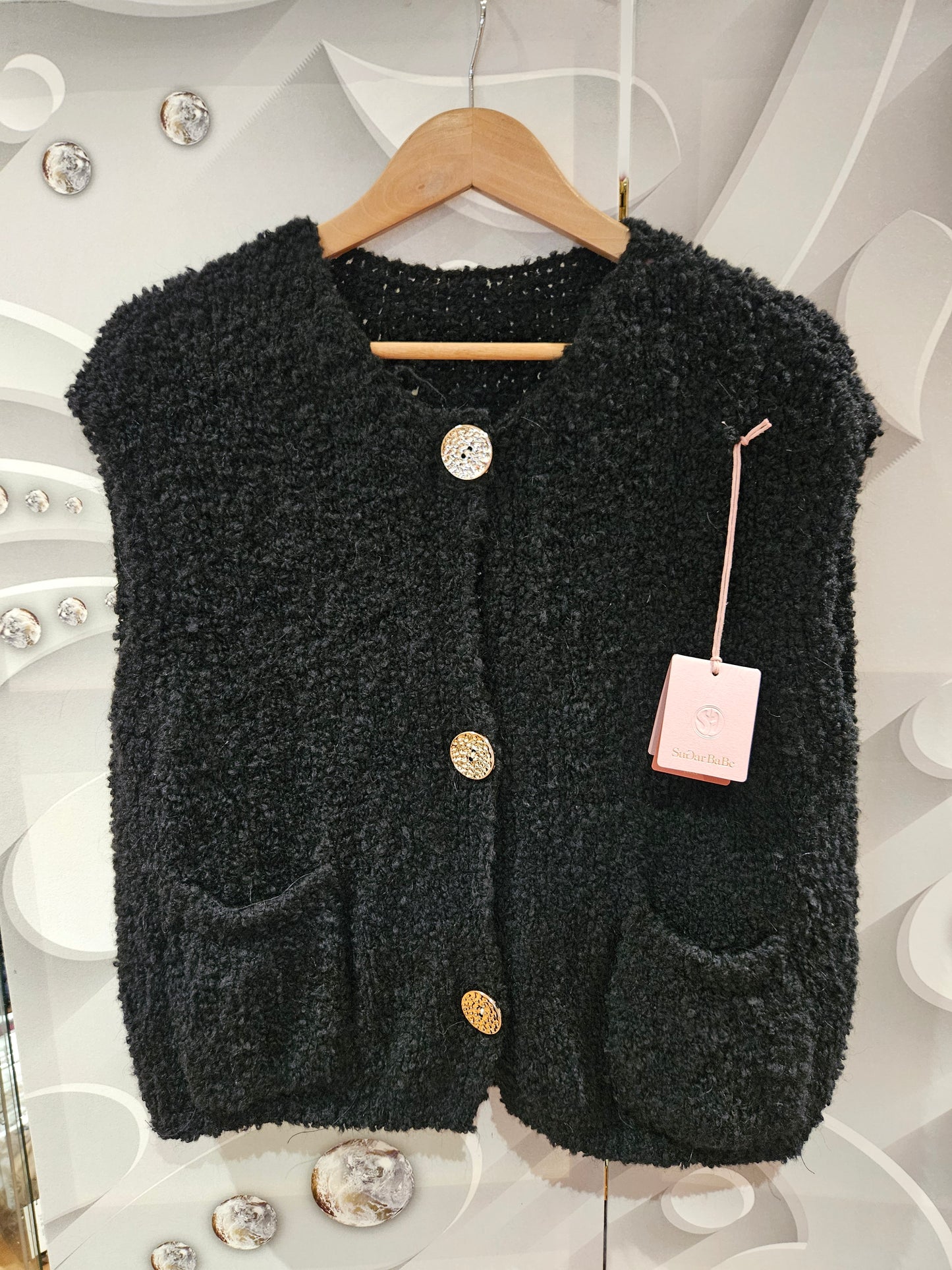 Boucle-Style Gilet Vest