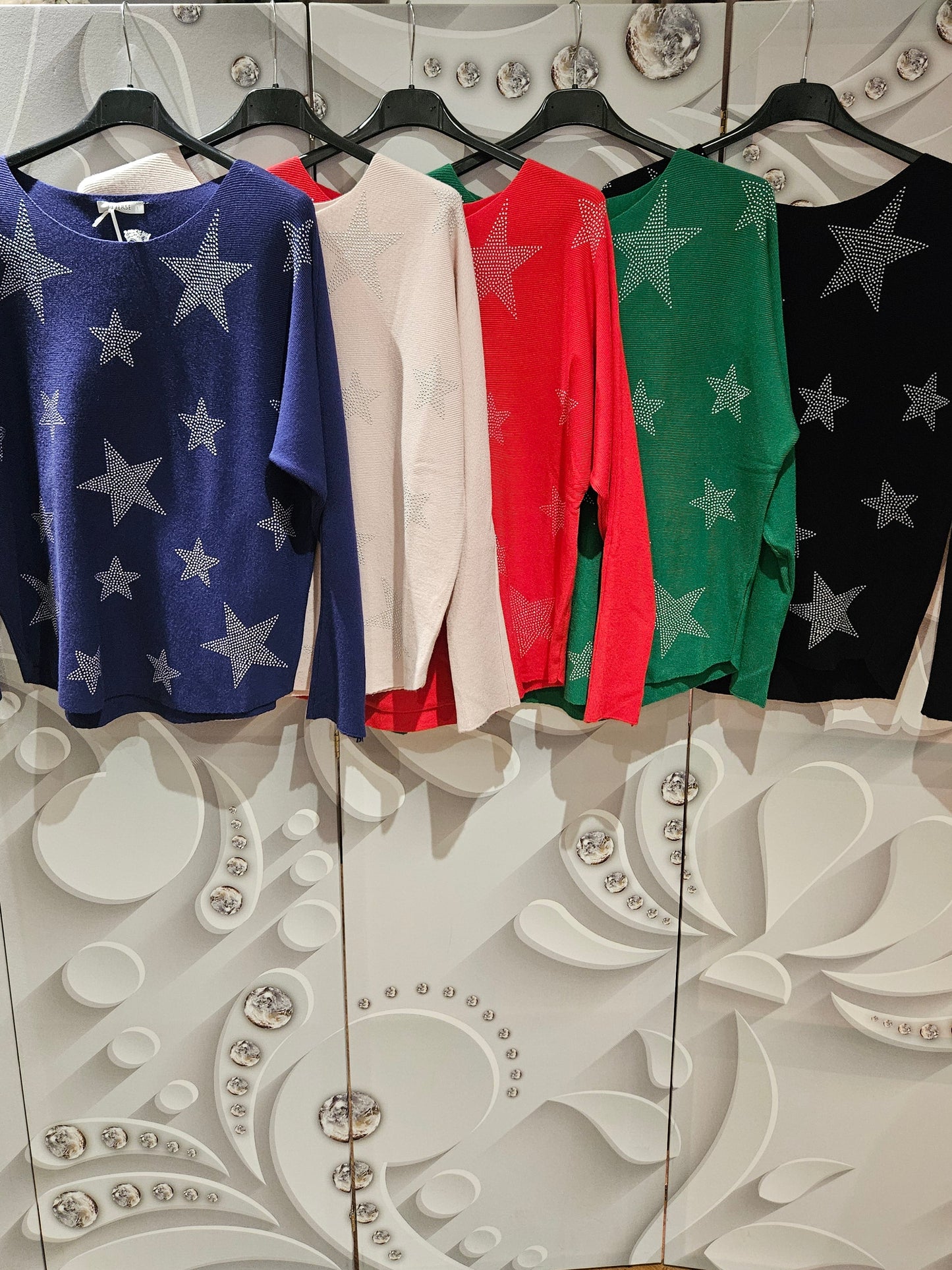 Jumper with Studded Star Detail