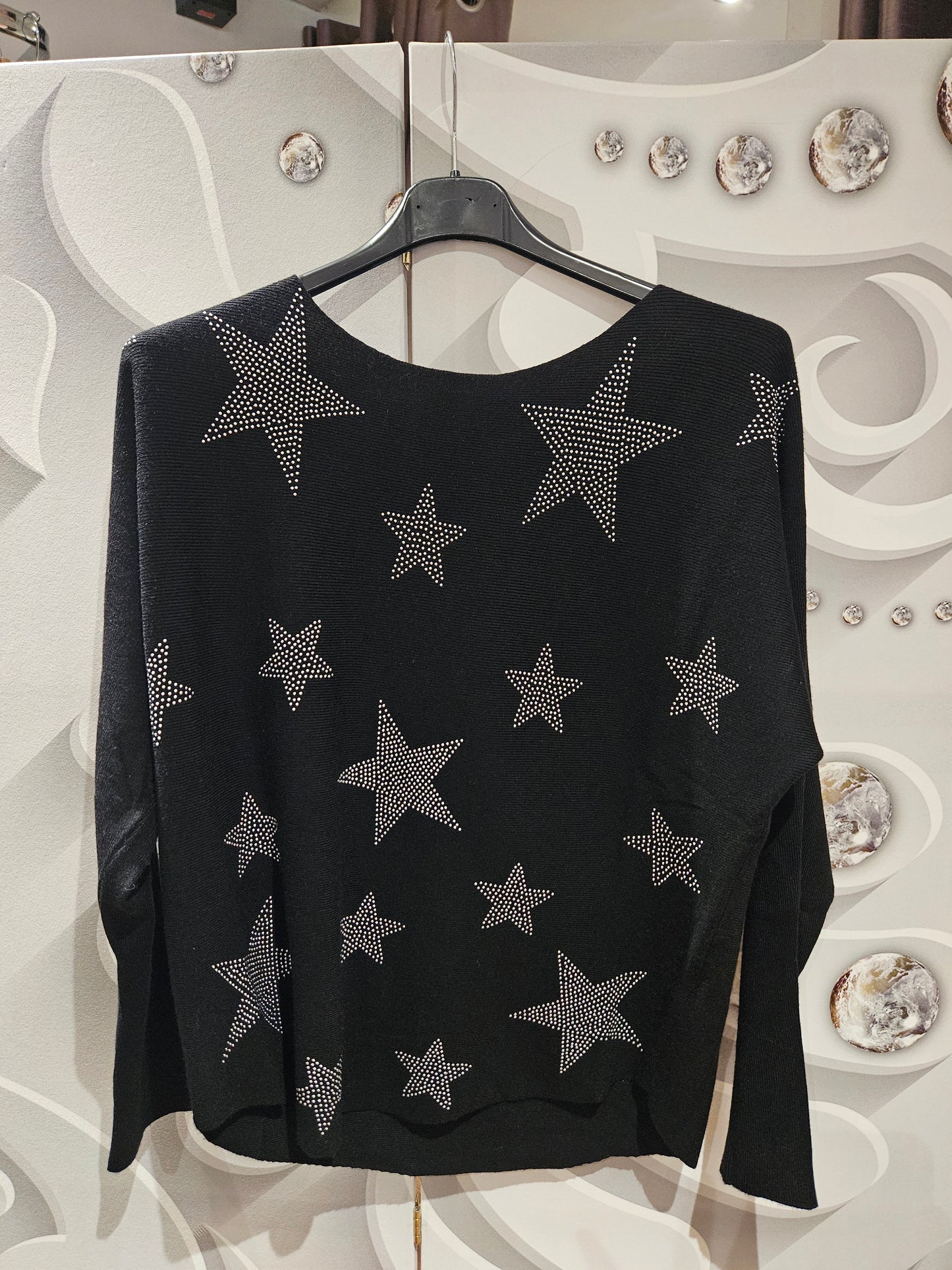 Jumper with Studded Star Detail