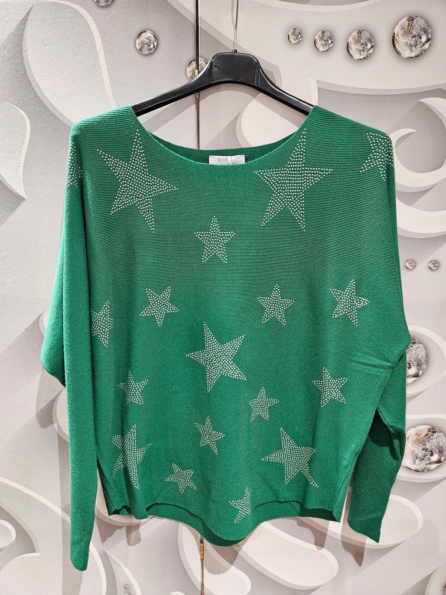 Jumper with Studded Star Detail