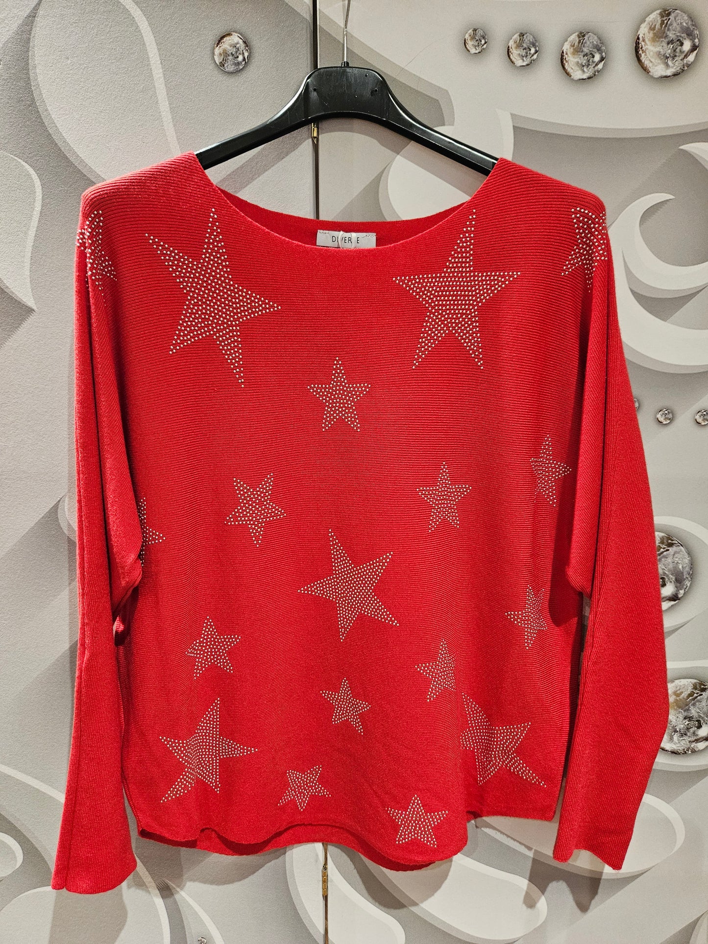 Jumper with Studded Star Detail
