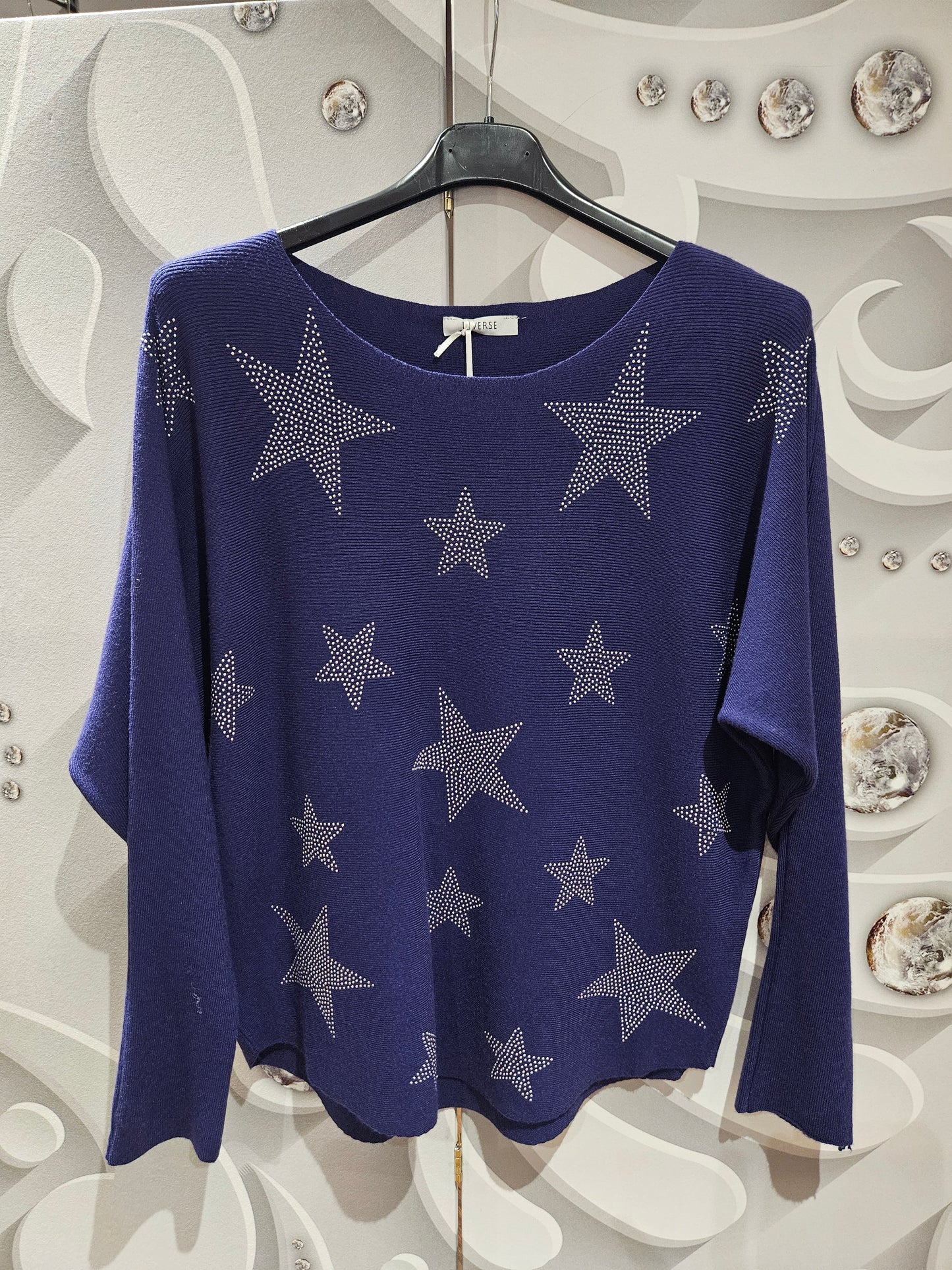Jumper with Studded Star Detail