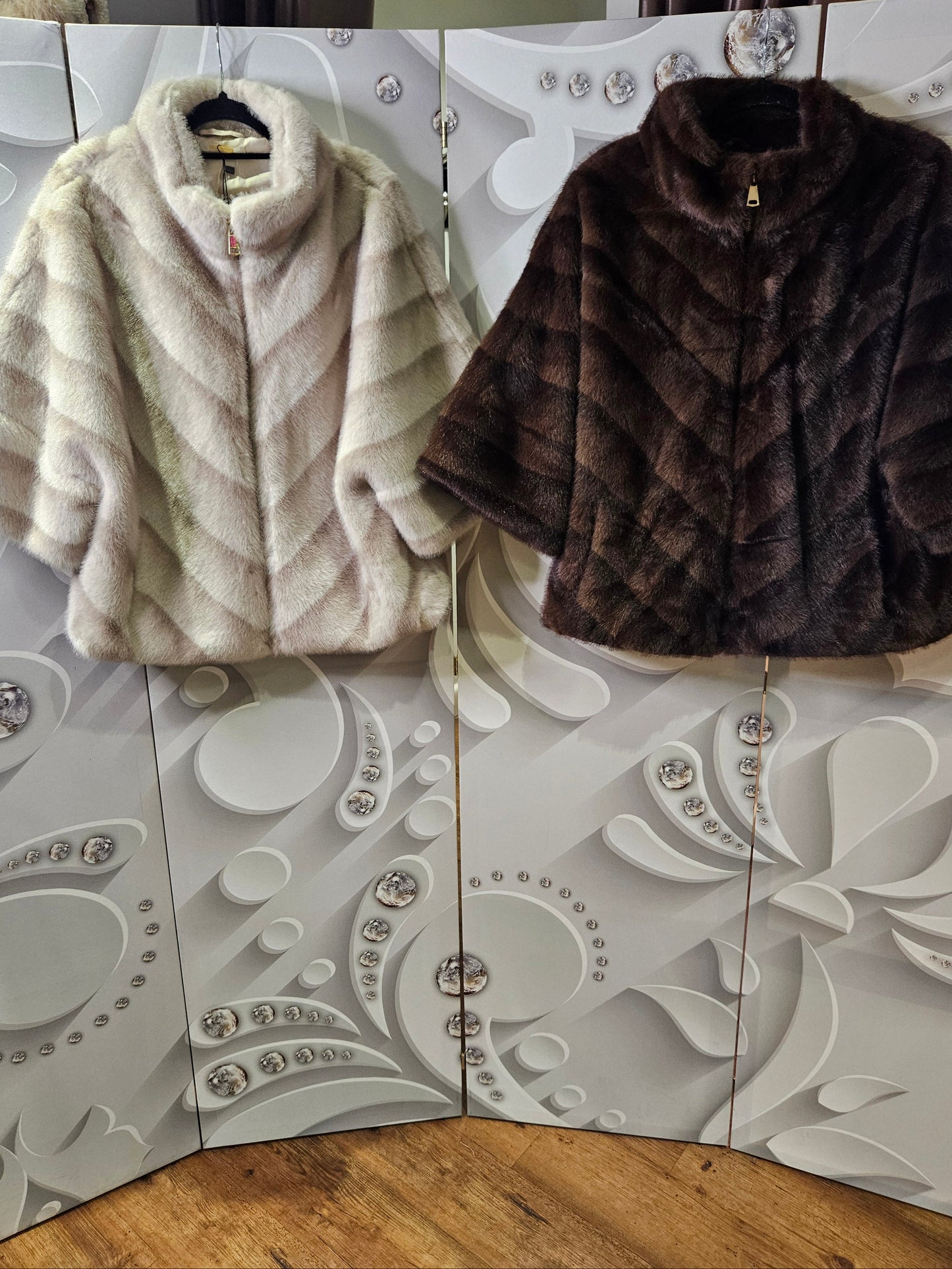 Faux-Fur Two Tone Jacket