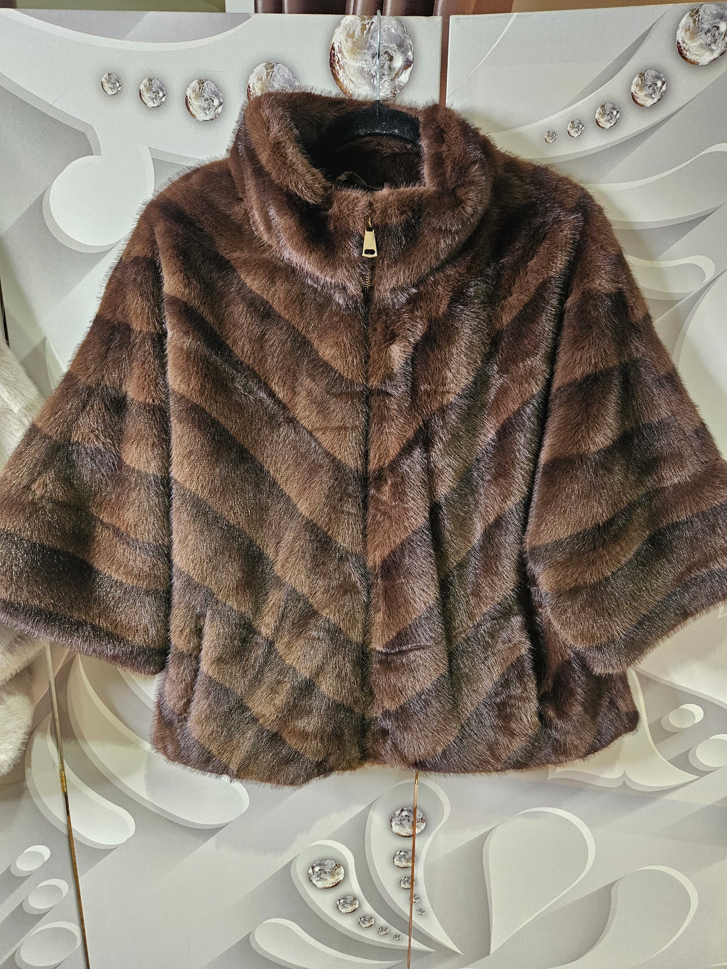 Faux-Fur Two Tone Jacket