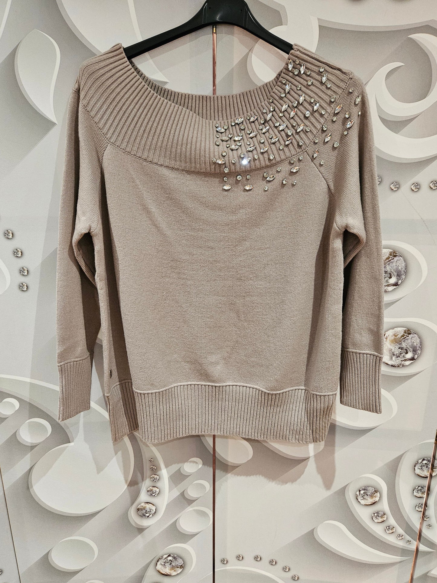 Jumper with Shoulder Embellishment