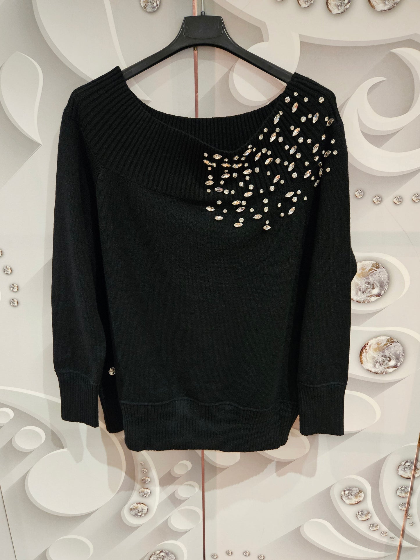 Jumper with Shoulder Embellishment