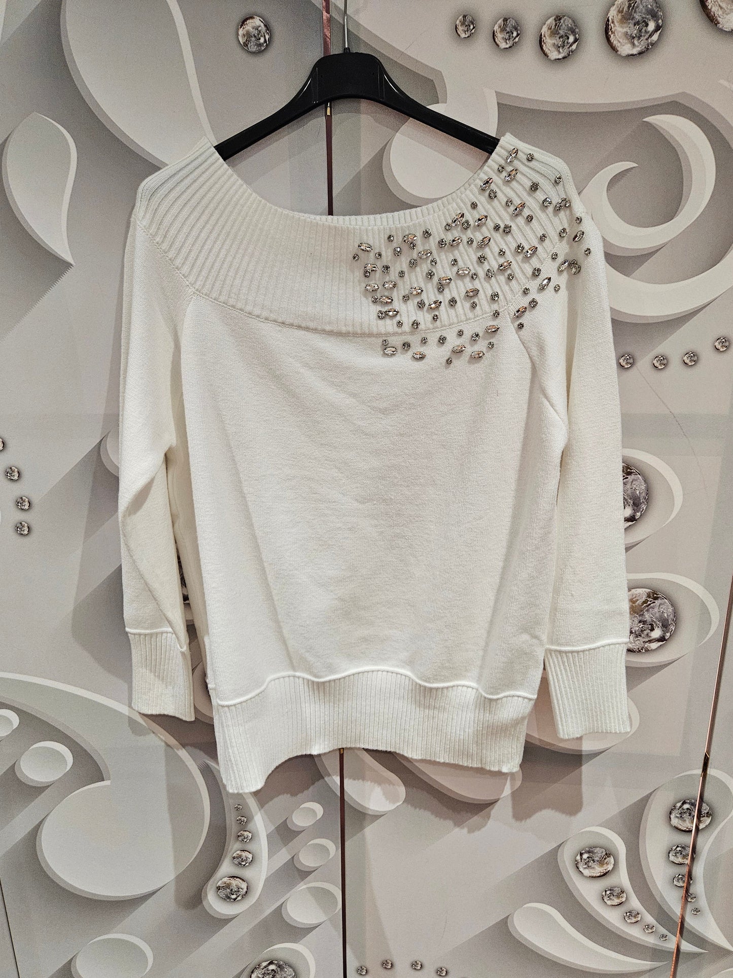 Jumper with Shoulder Embellishment