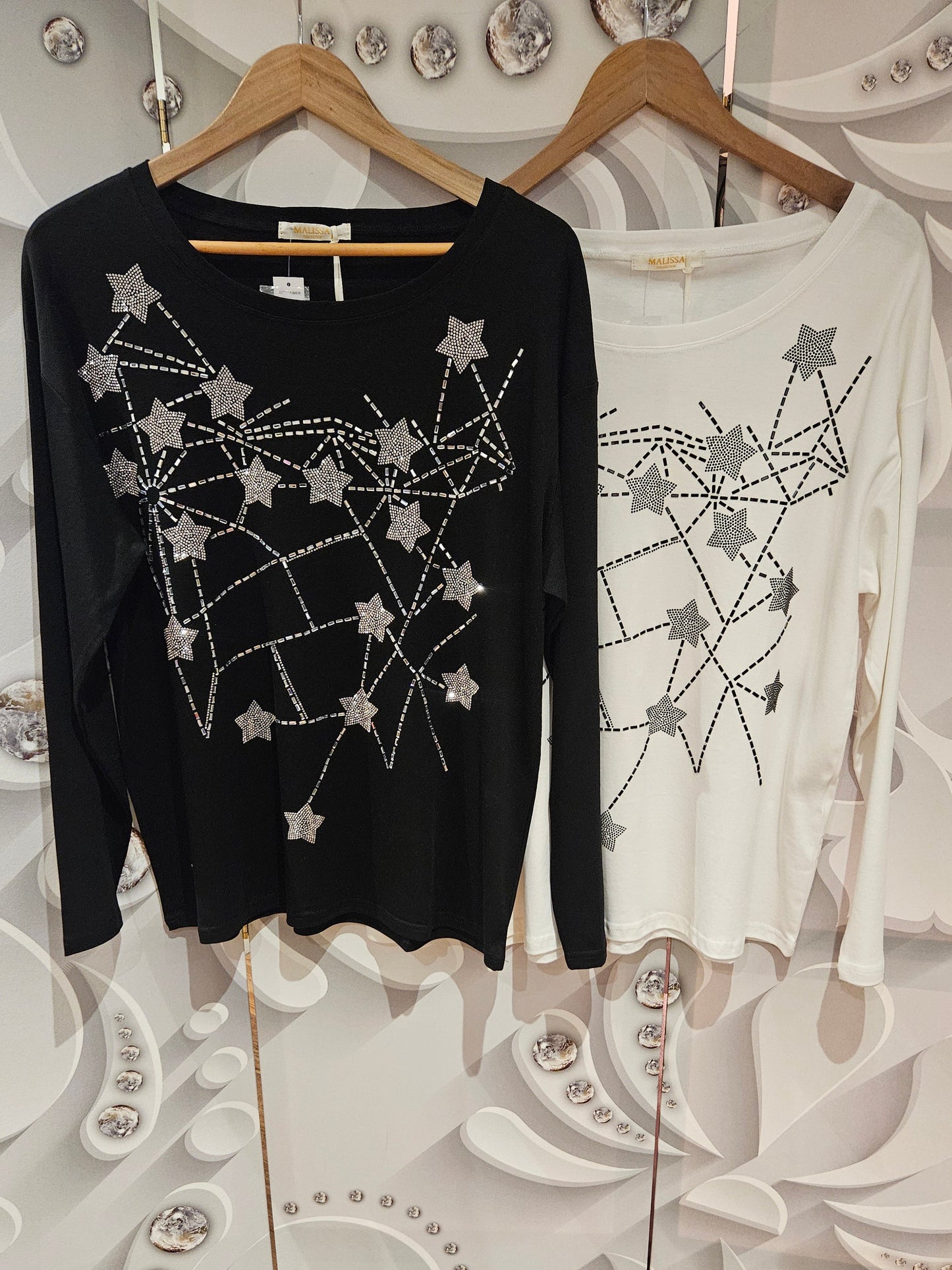 Star Alignment Embellished Top