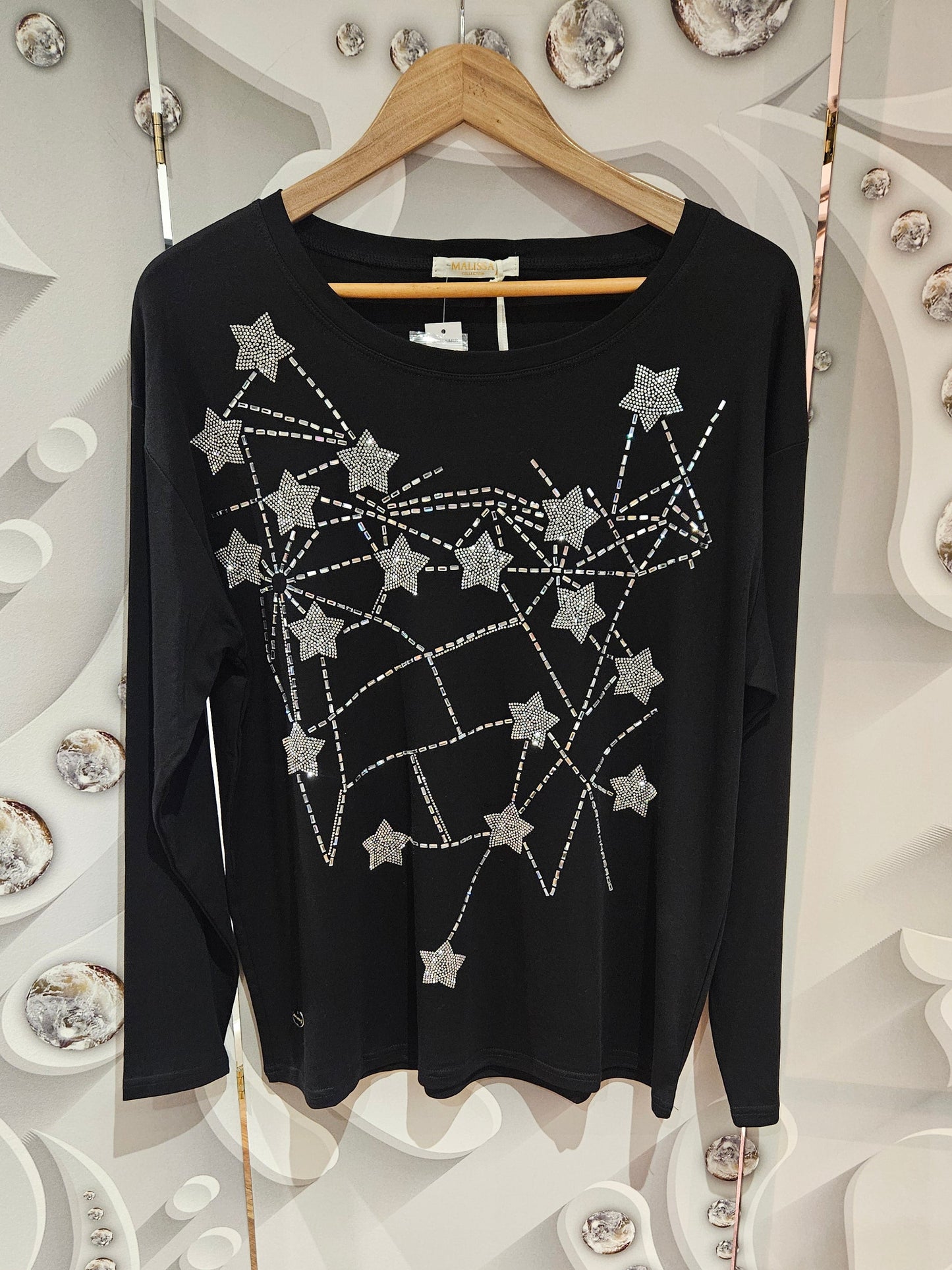 Star Alignment Embellished Top