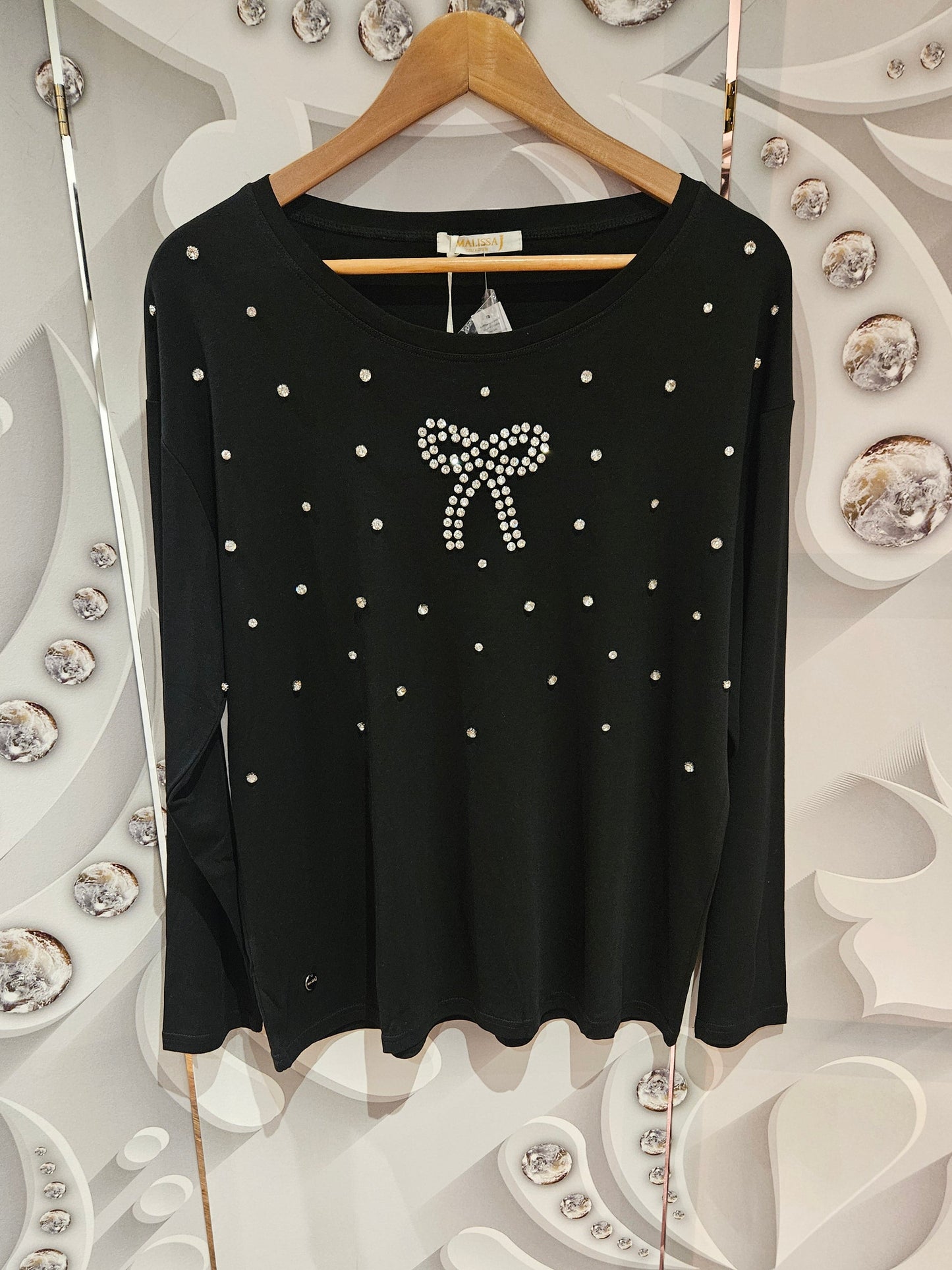 Bow Embellished Top