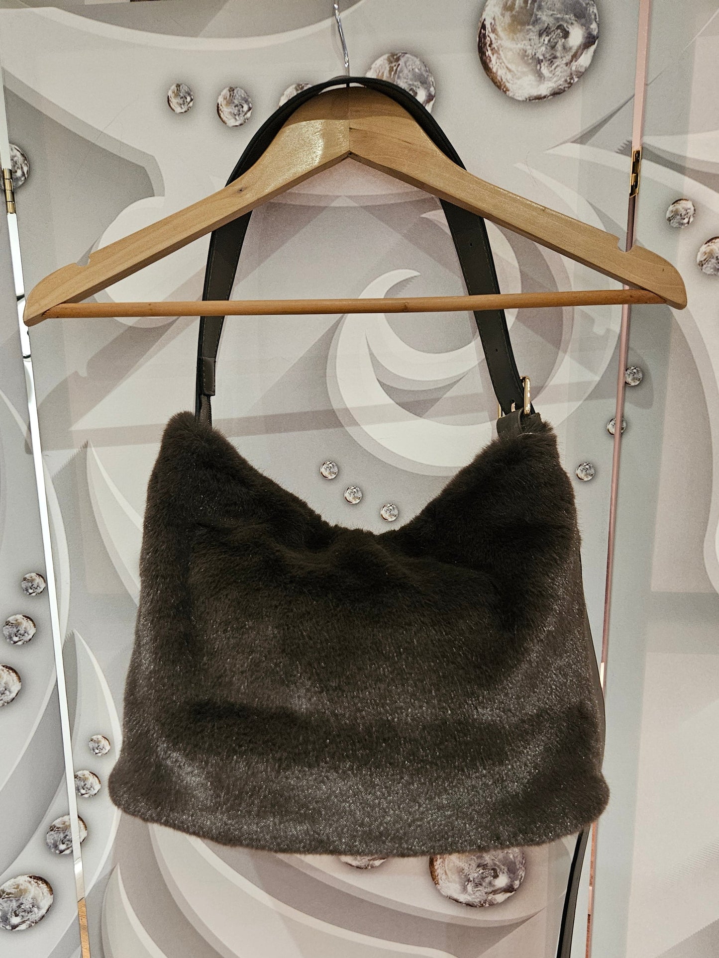 Faux-Fur Handbag
