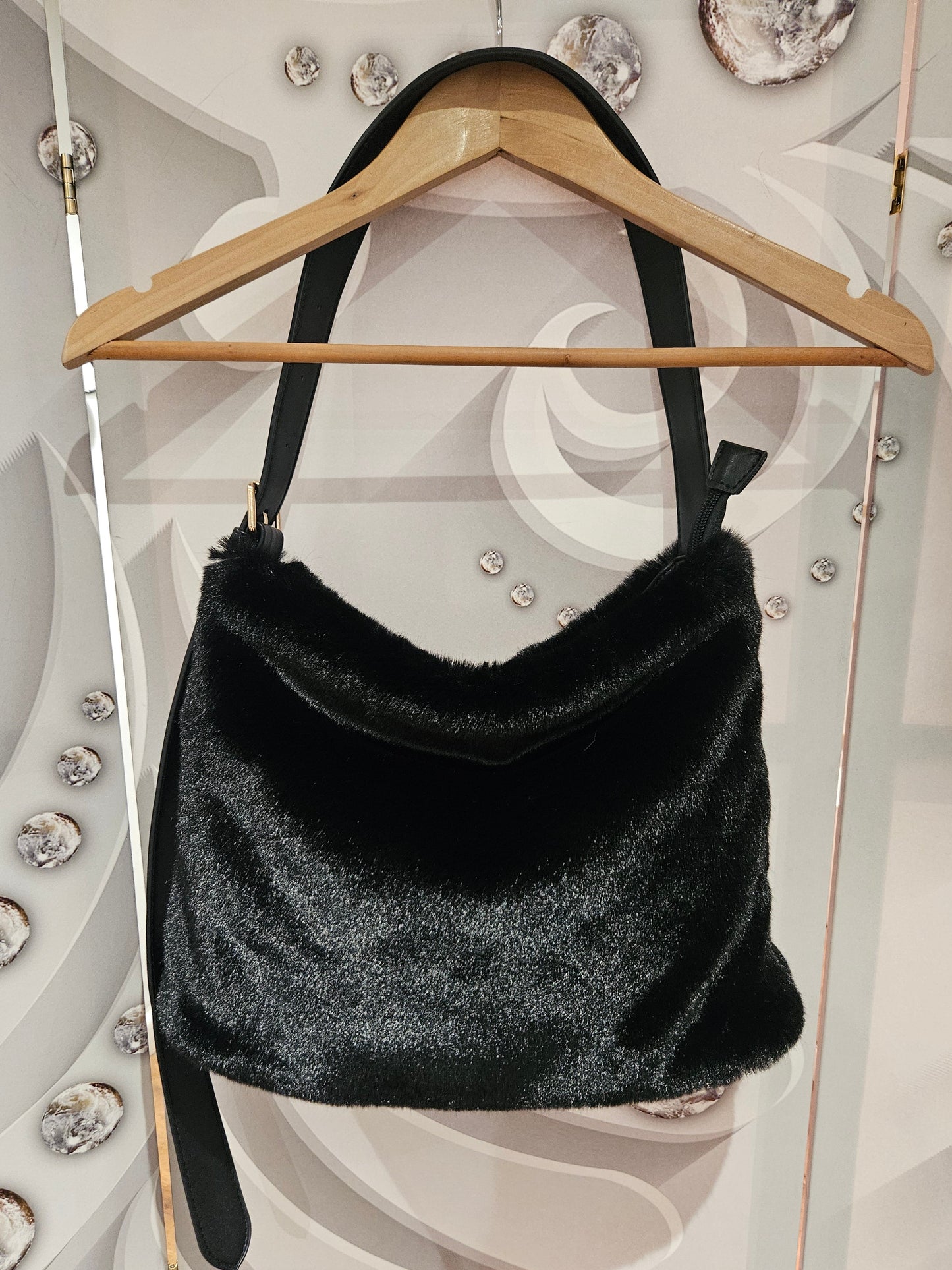Faux-Fur Handbag