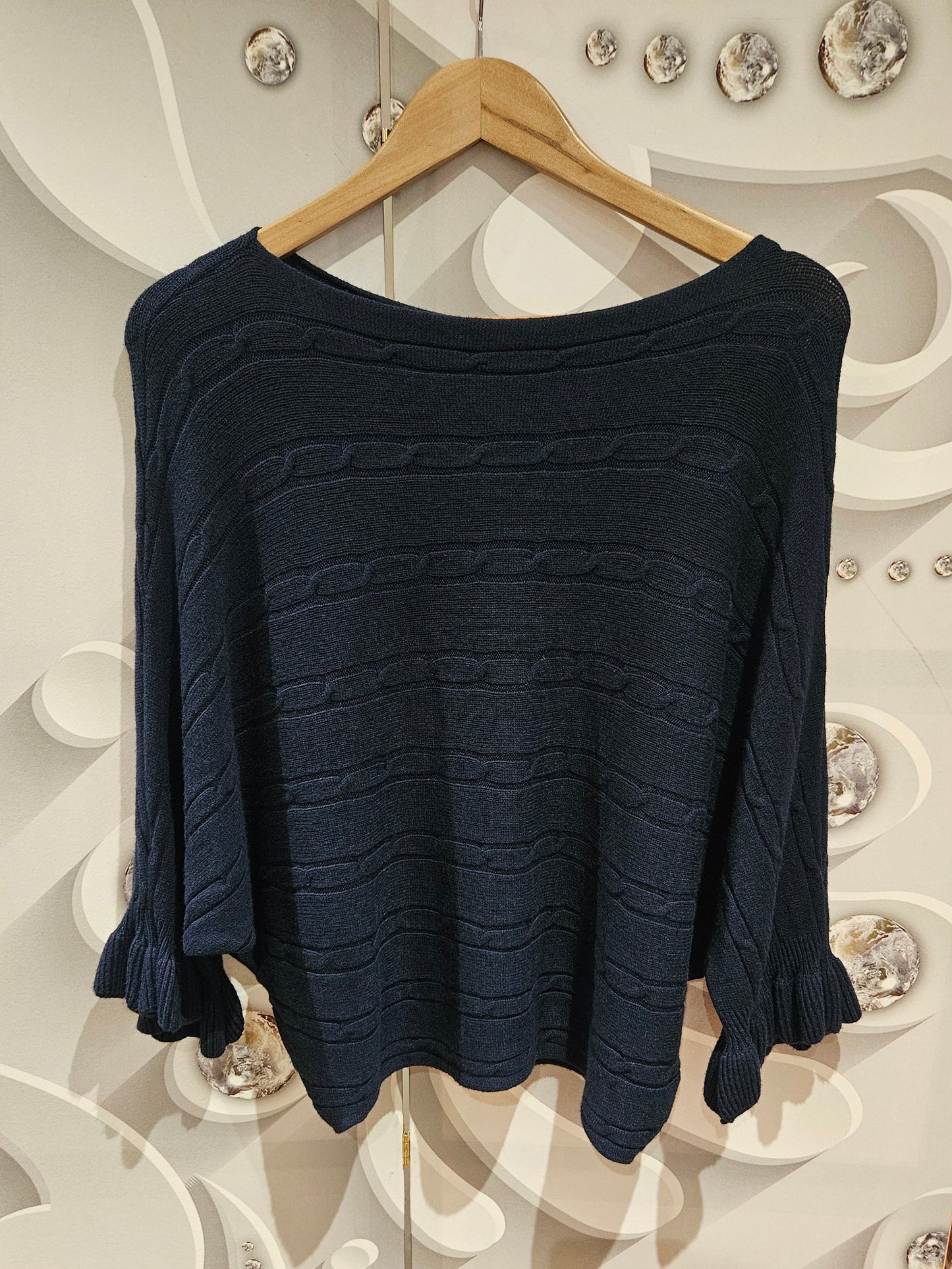 Knitted Ruffle Detail Jumper