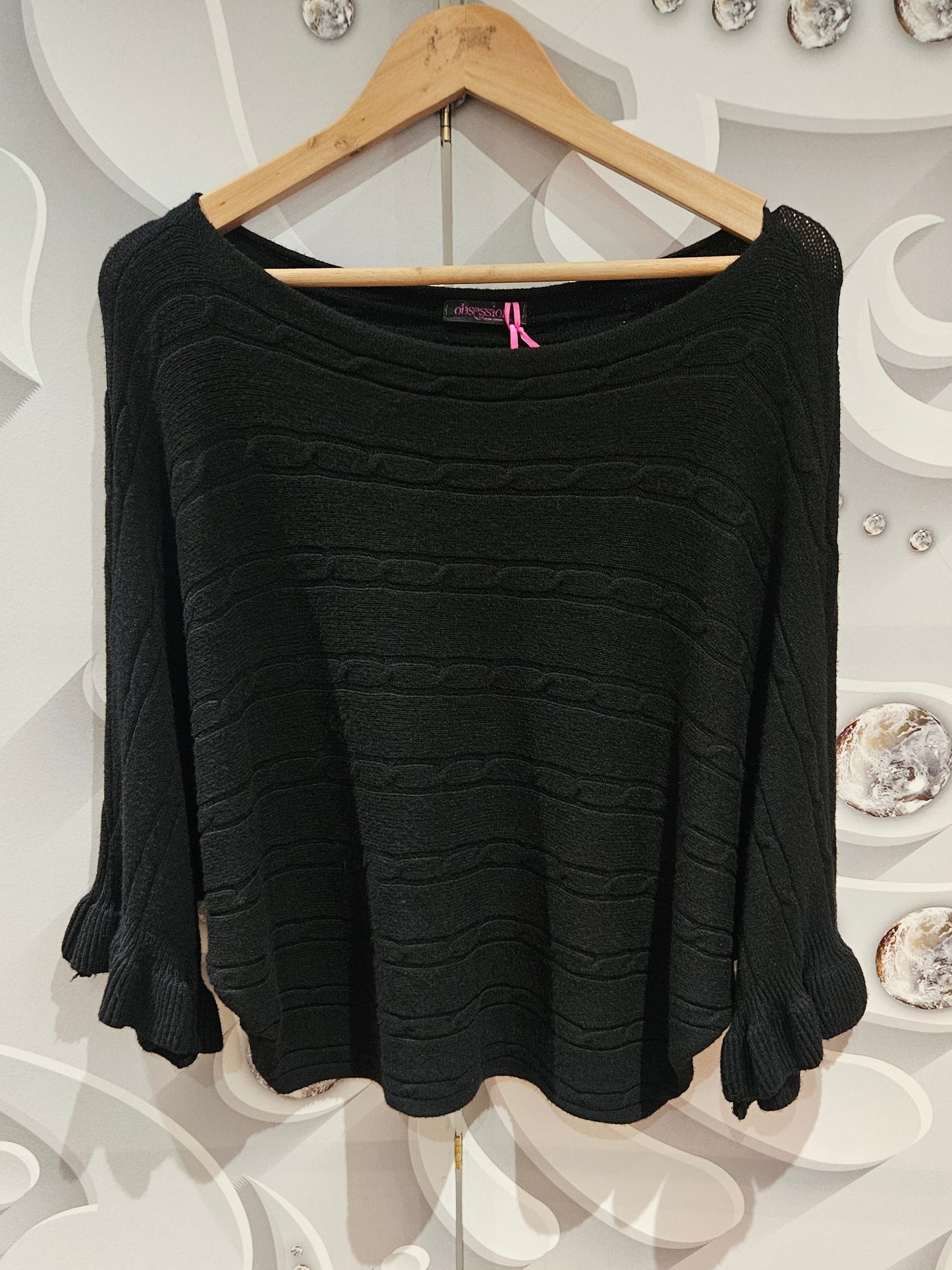 Knitted Ruffle Detail Jumper