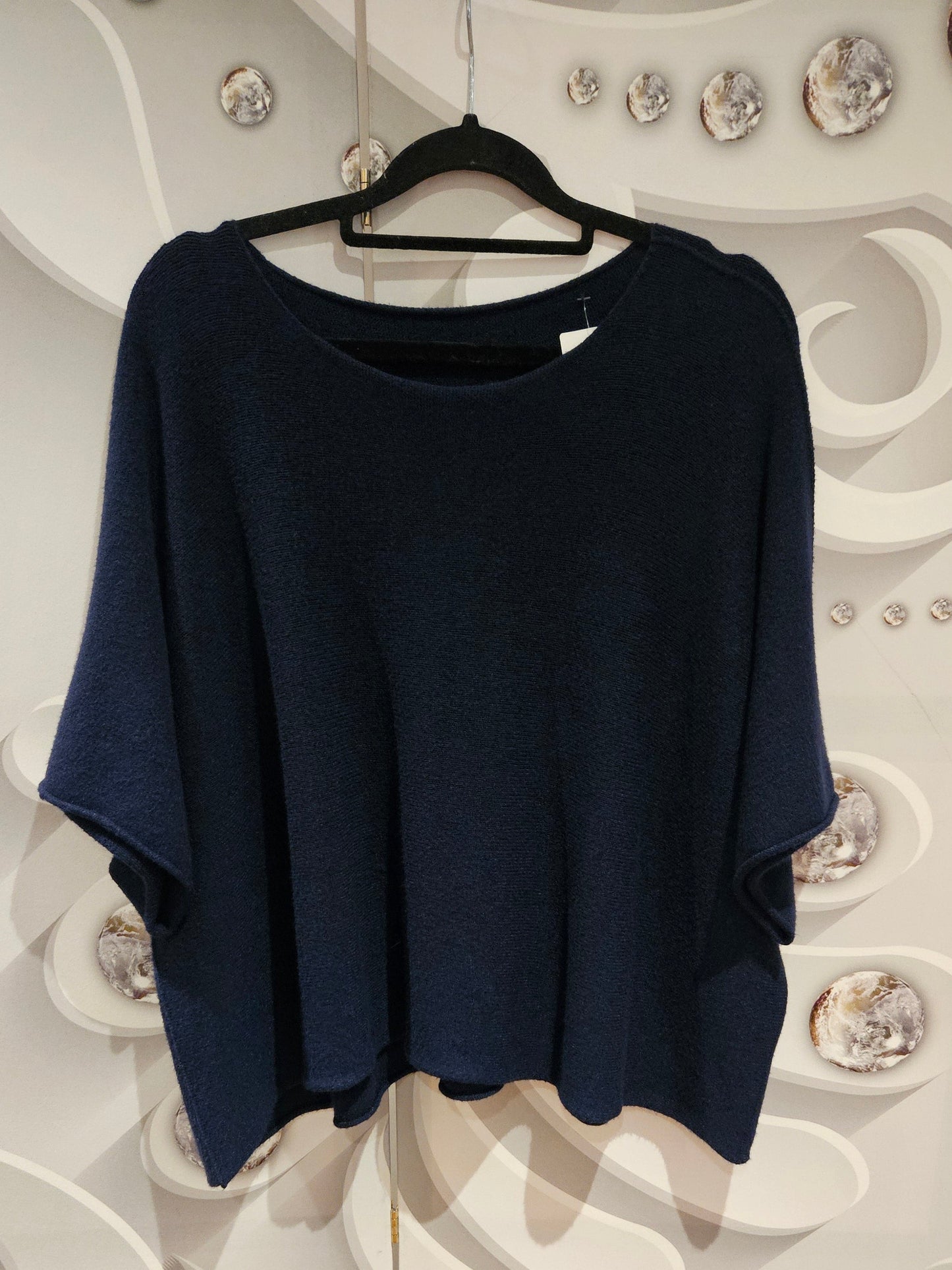 Lightweight Cropped Sleeve Jumper