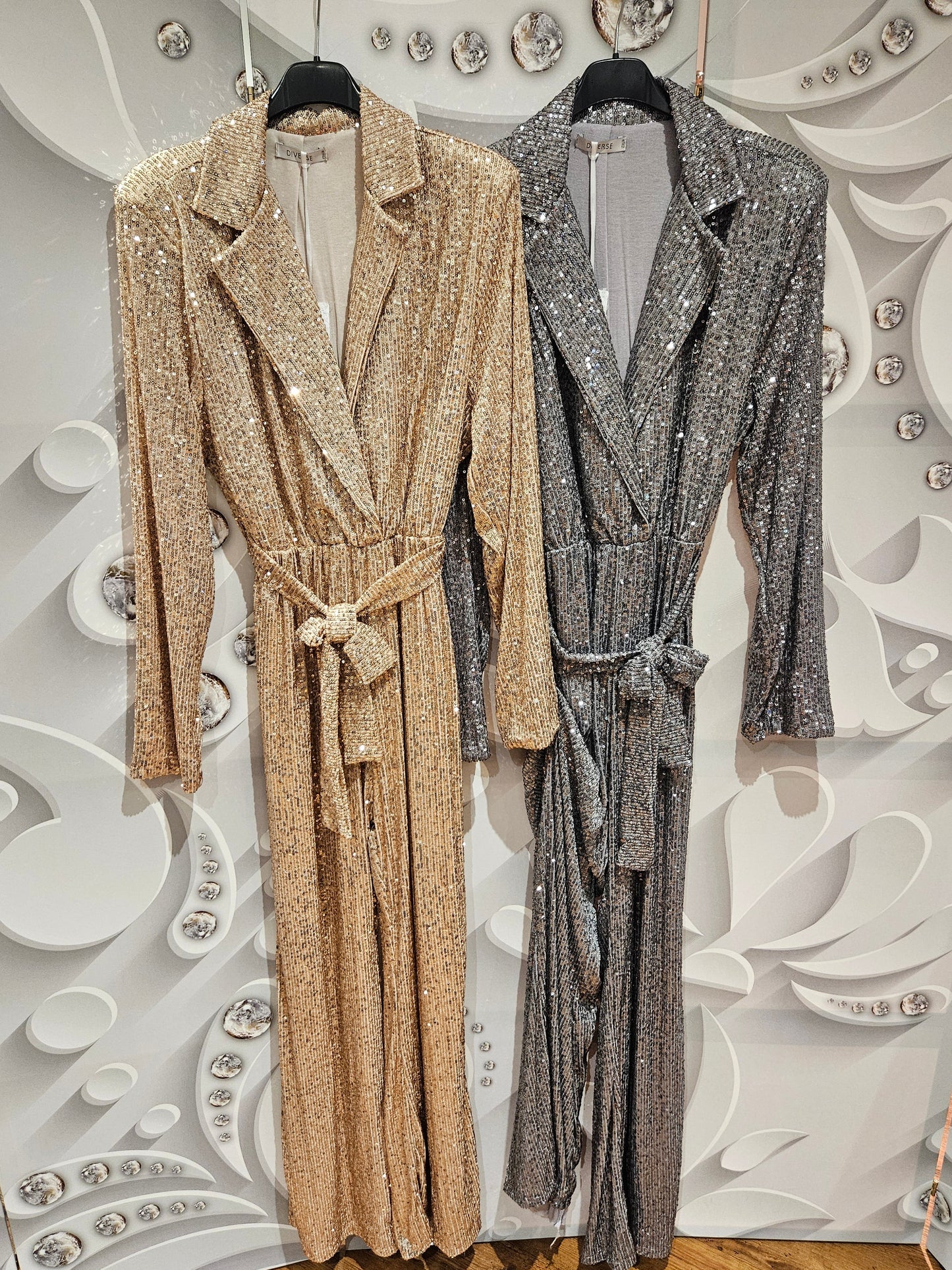 All-over Sequin Jumpsuit