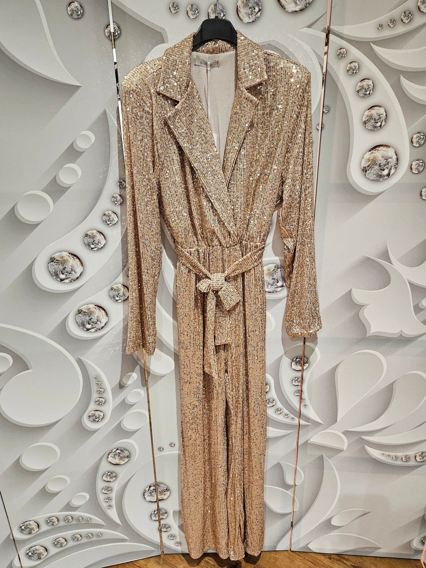 All-over Sequin Jumpsuit