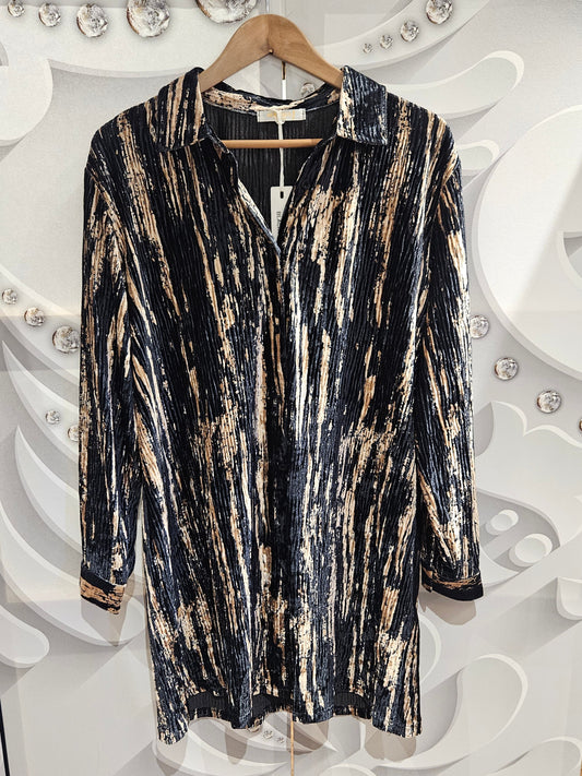 Crinkled Texture Blouse