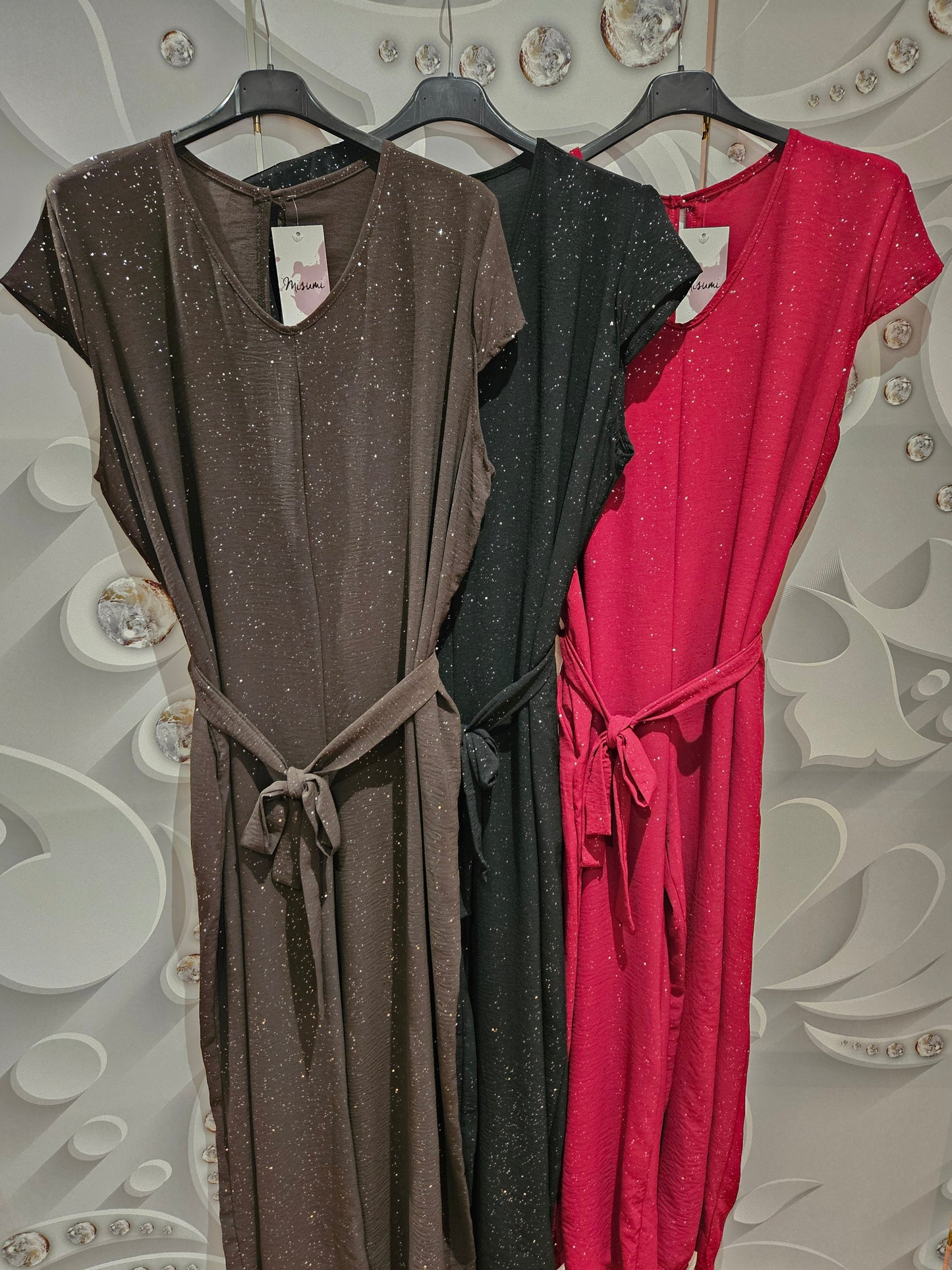 Jumpsuit With Glitter Flecks