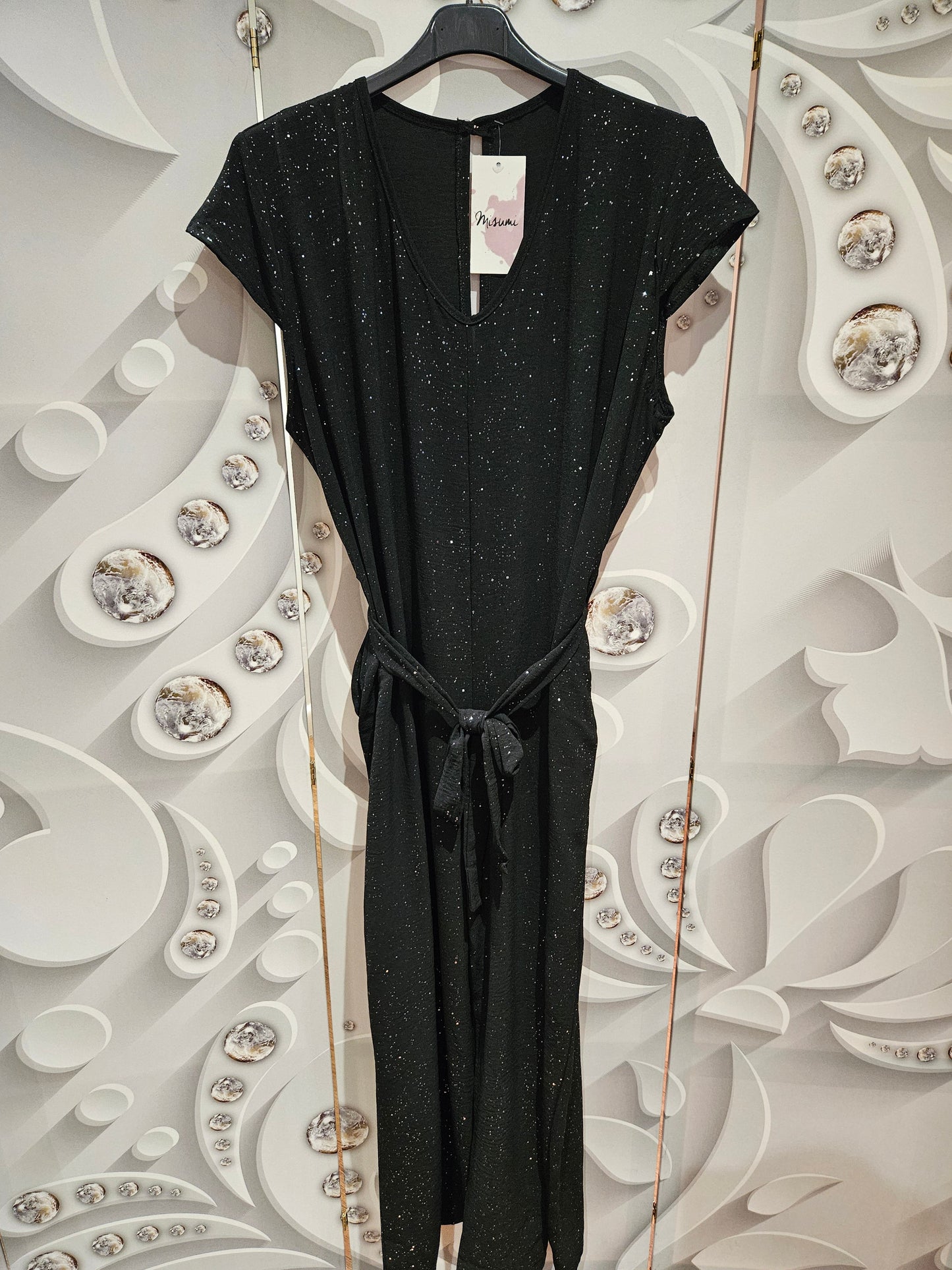 Jumpsuit With Glitter Flecks