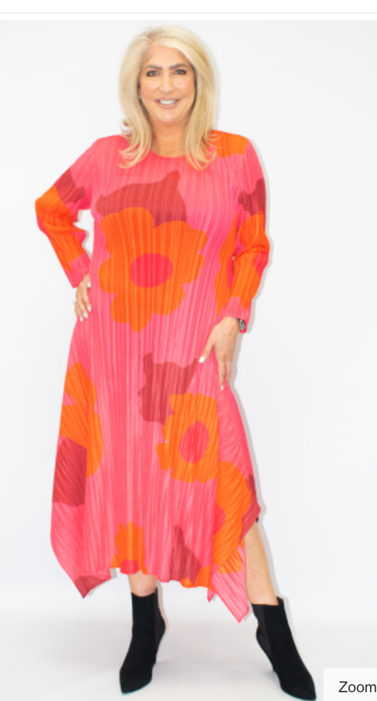 Malissa J Pleated Dress