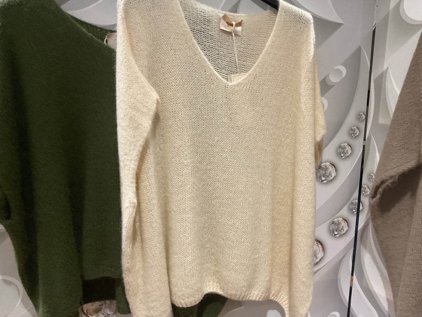 Mohair mix tank top