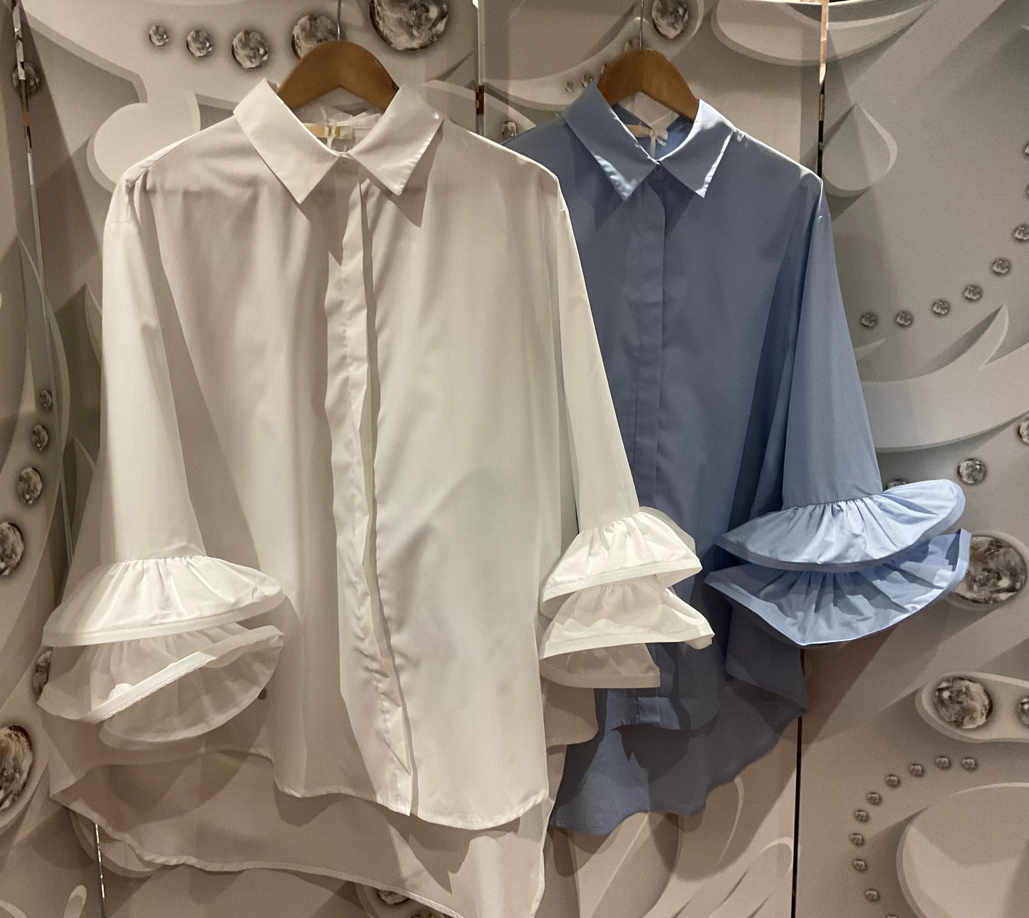 Malissa J Frilled Sleeve Shirt