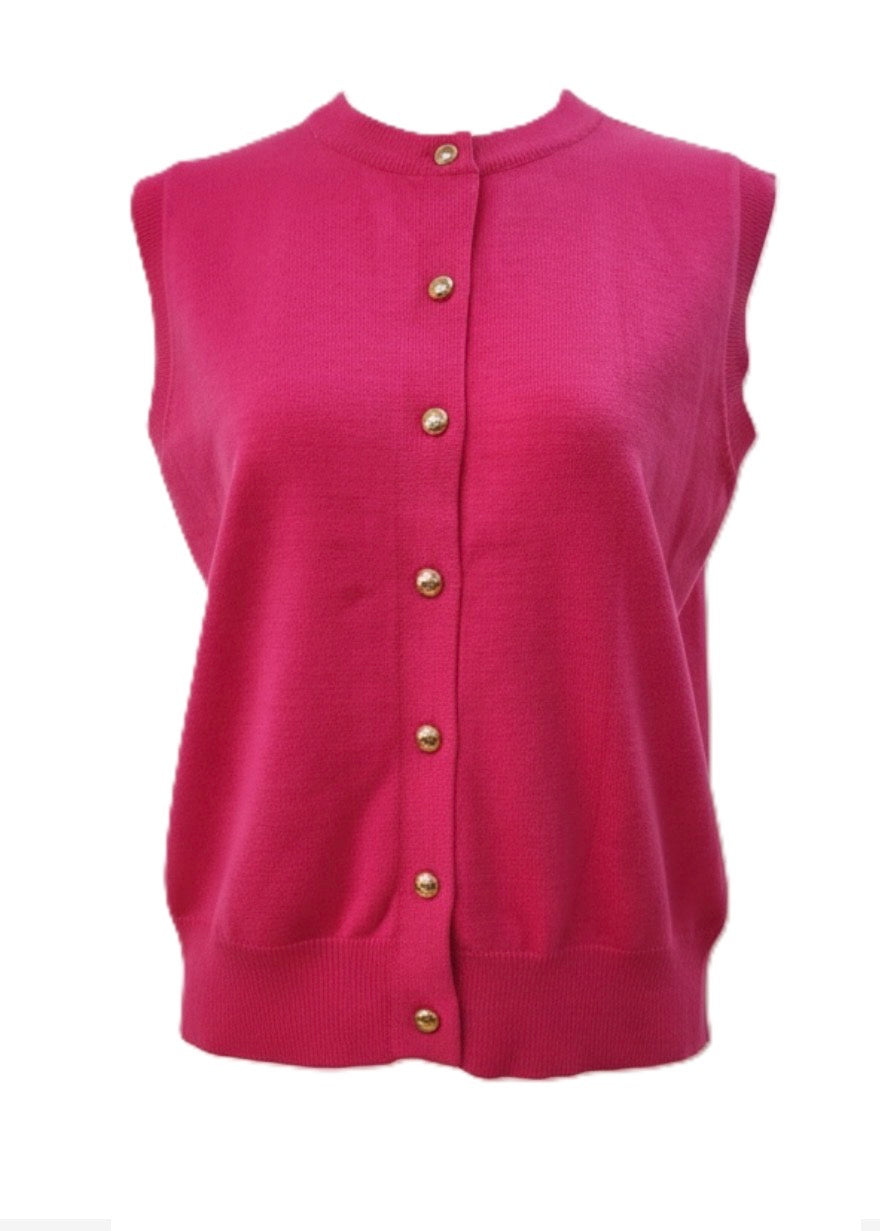 Malissa J Knitted Tank - Pink