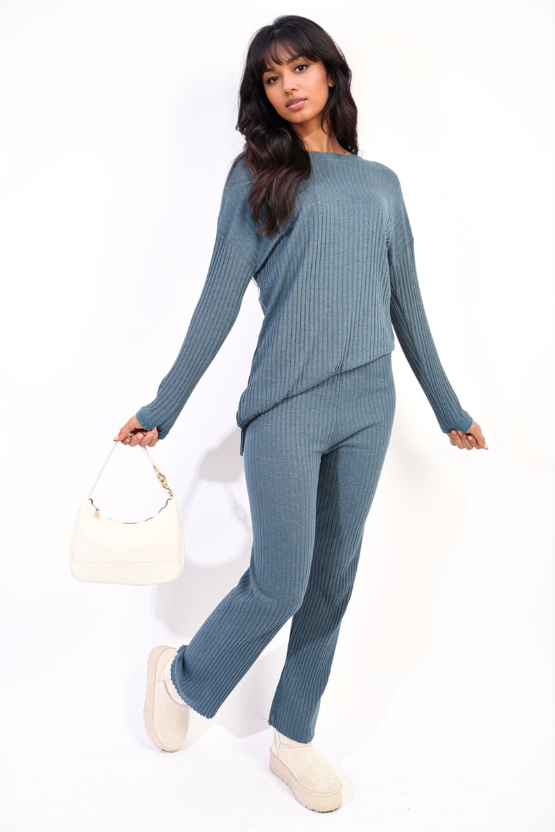 Knitted Top And Trouser Co-ord Set