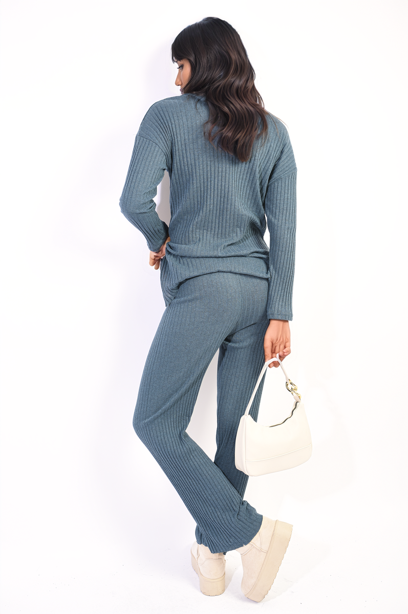 Knitted Top And Trouser Co-ord Set