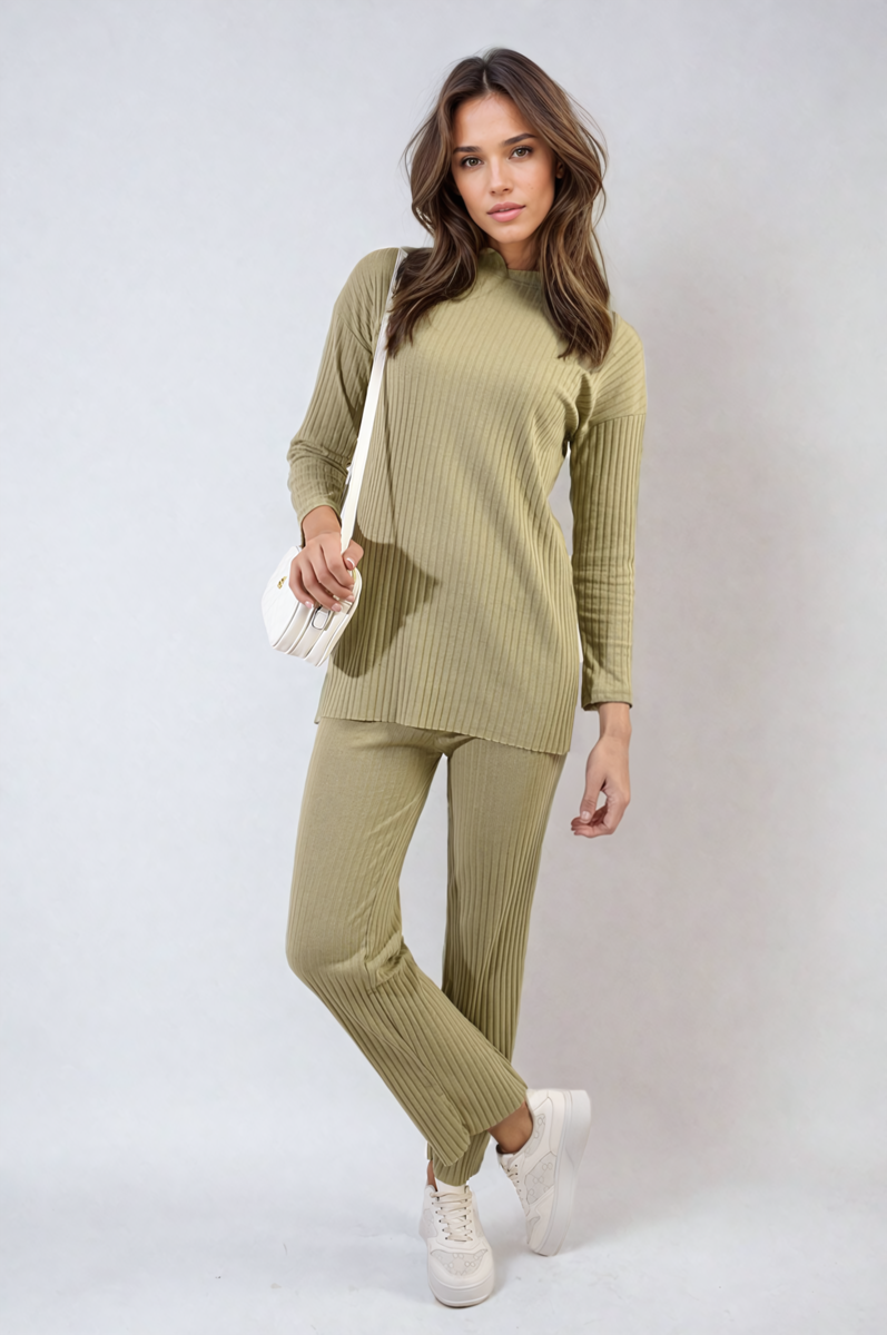 Knitted Top And Trouser Co-ord Set