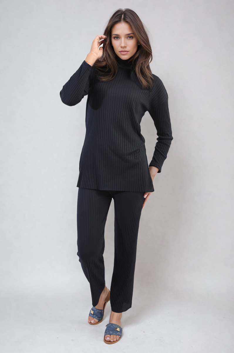 Knitted Top And Trouser Co-ord Set