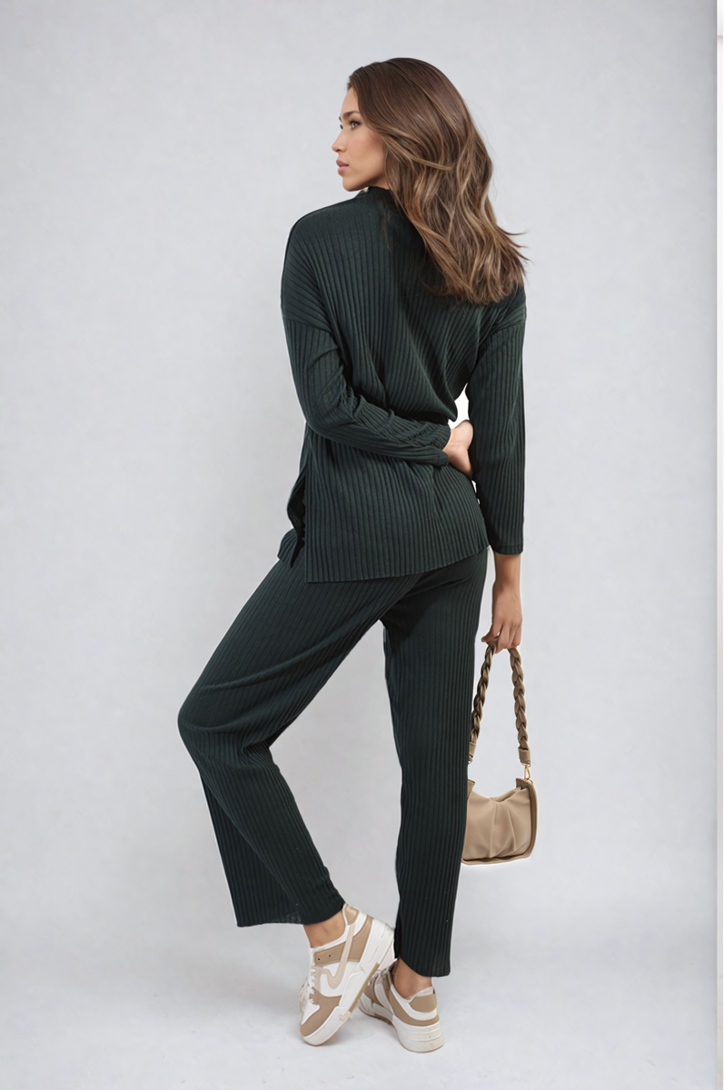 Knitted Top And Trouser Co-ord Set