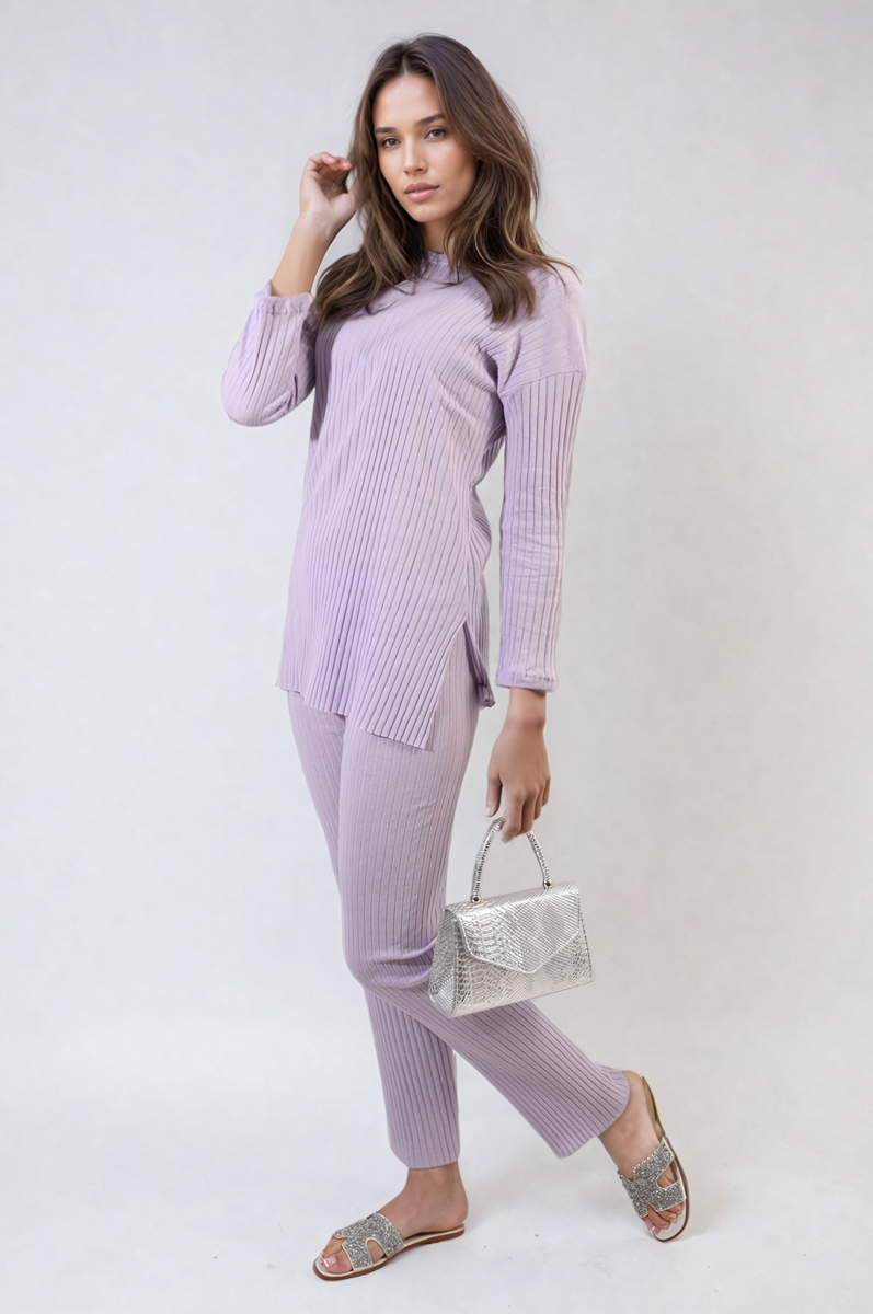 Knitted Top And Trouser Co-ord Set