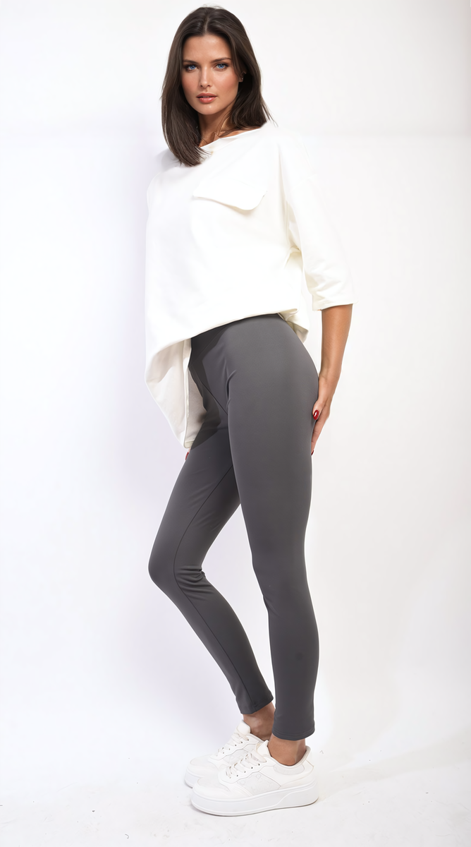 Stretchy Wide Waistband High Waisted Leggings