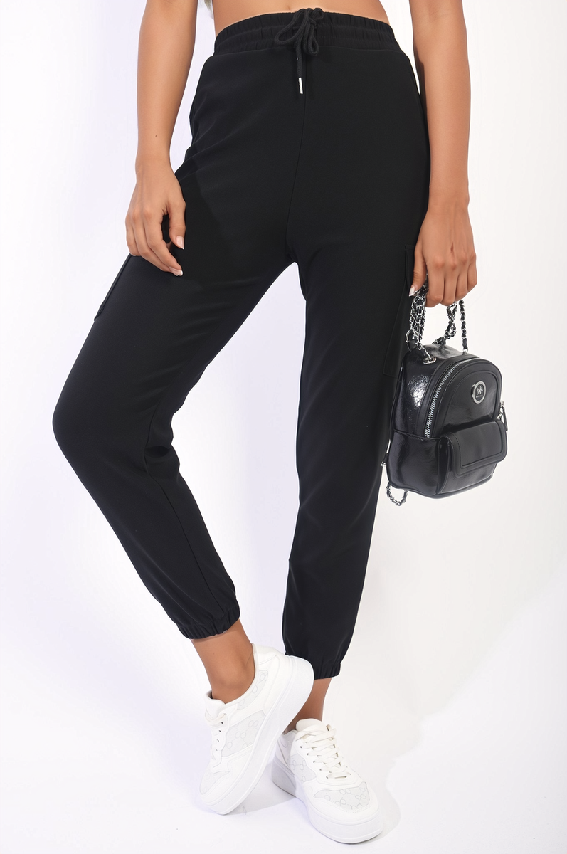 Cargo Pocket Trouser With Drawstring